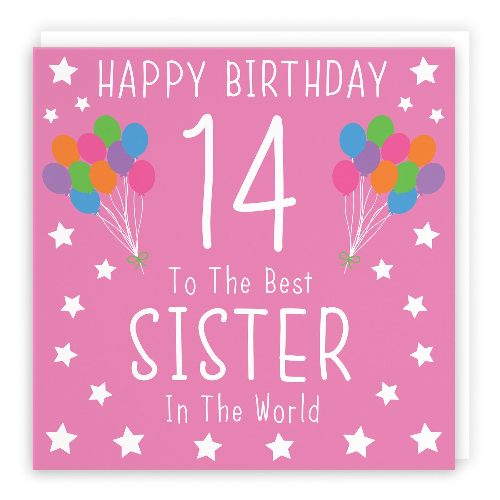 Large Sister 14th Birthday Card Iconic - Default Title (B0BBN1KC7W)