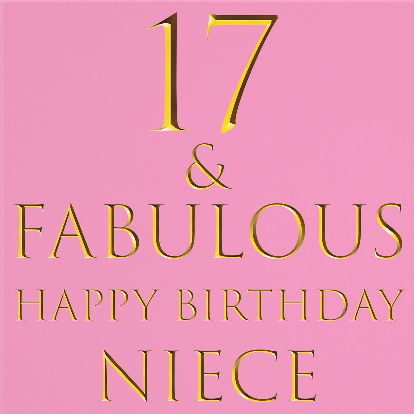 Large Niece 17th Birthday Card Still Totally Fabulous - Default Title (B0BBN3GTS6)
