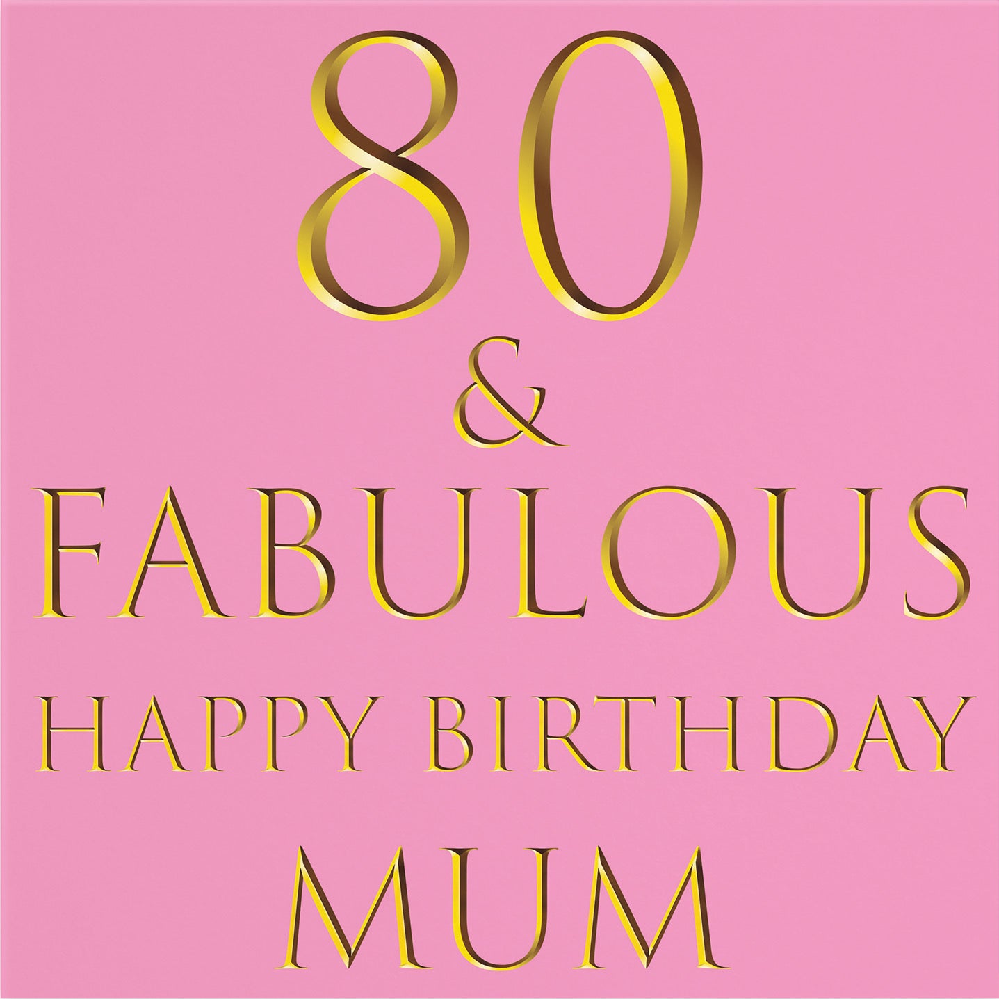 Large Mum 80th Birthday Card Still Totally Fabulous - Default Title (B0BBNGLDZP)