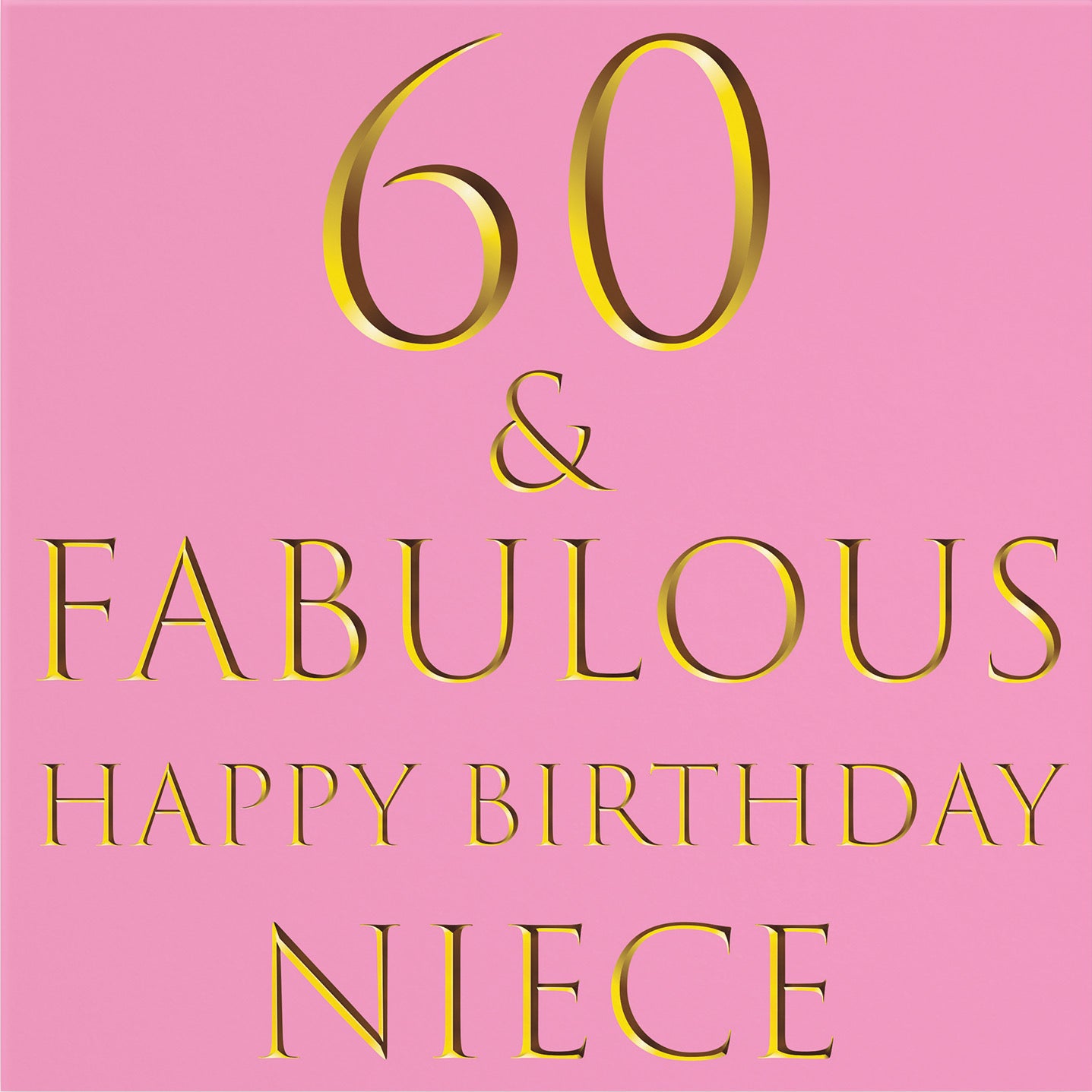 Large Niece 60th Birthday Card Still Totally Fabulous - Default Title (B0BBNS422P)