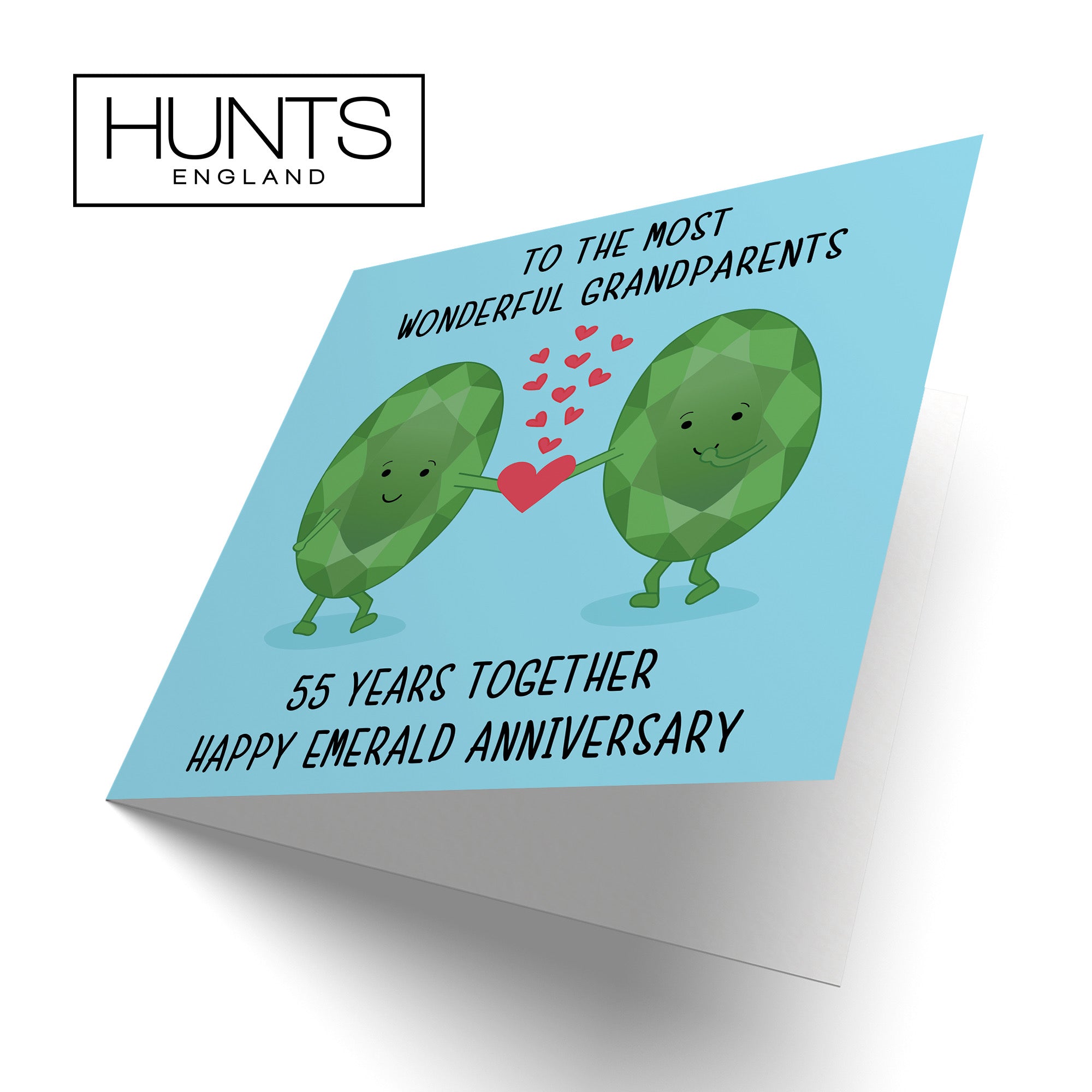 Large Grandparents 55th Anniversary Card Iconic - Default Title (B0BBRSWT7M)