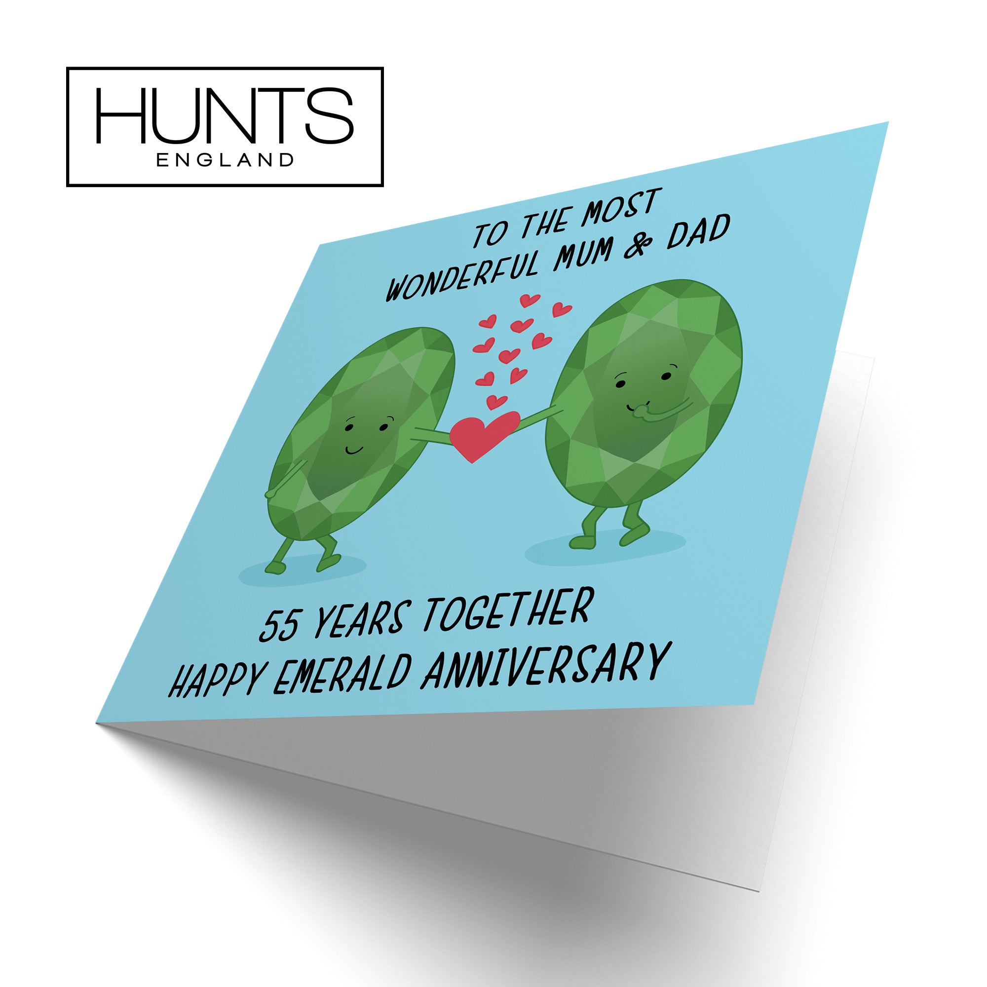 Large Mum And Dad 55th Anniversary Card Iconic - Default Title (B0BBRT8BS3)