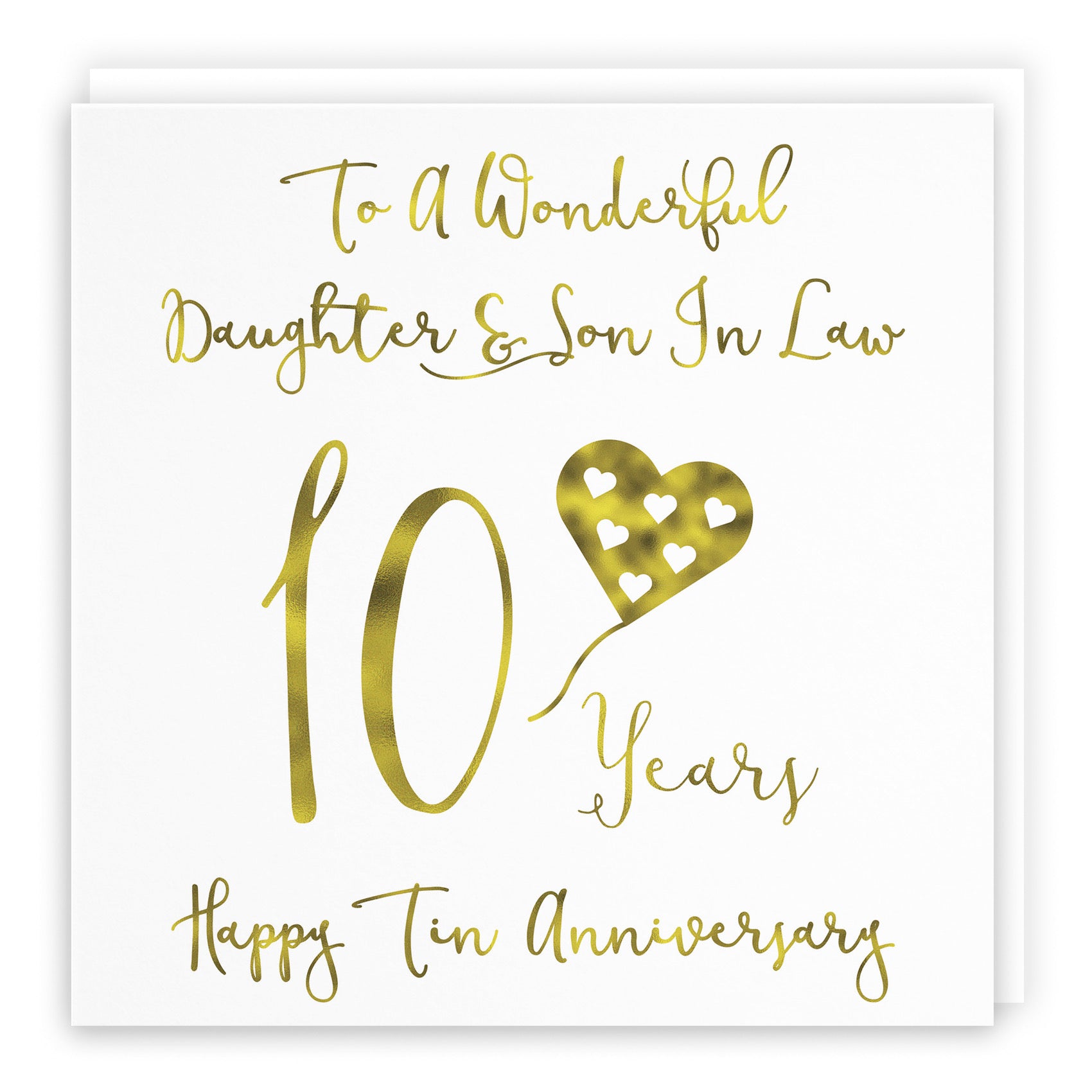 Large Daughter And Son In Law 10th Anniversary Card Milano - Default Title (B0BBRXZ8F2)