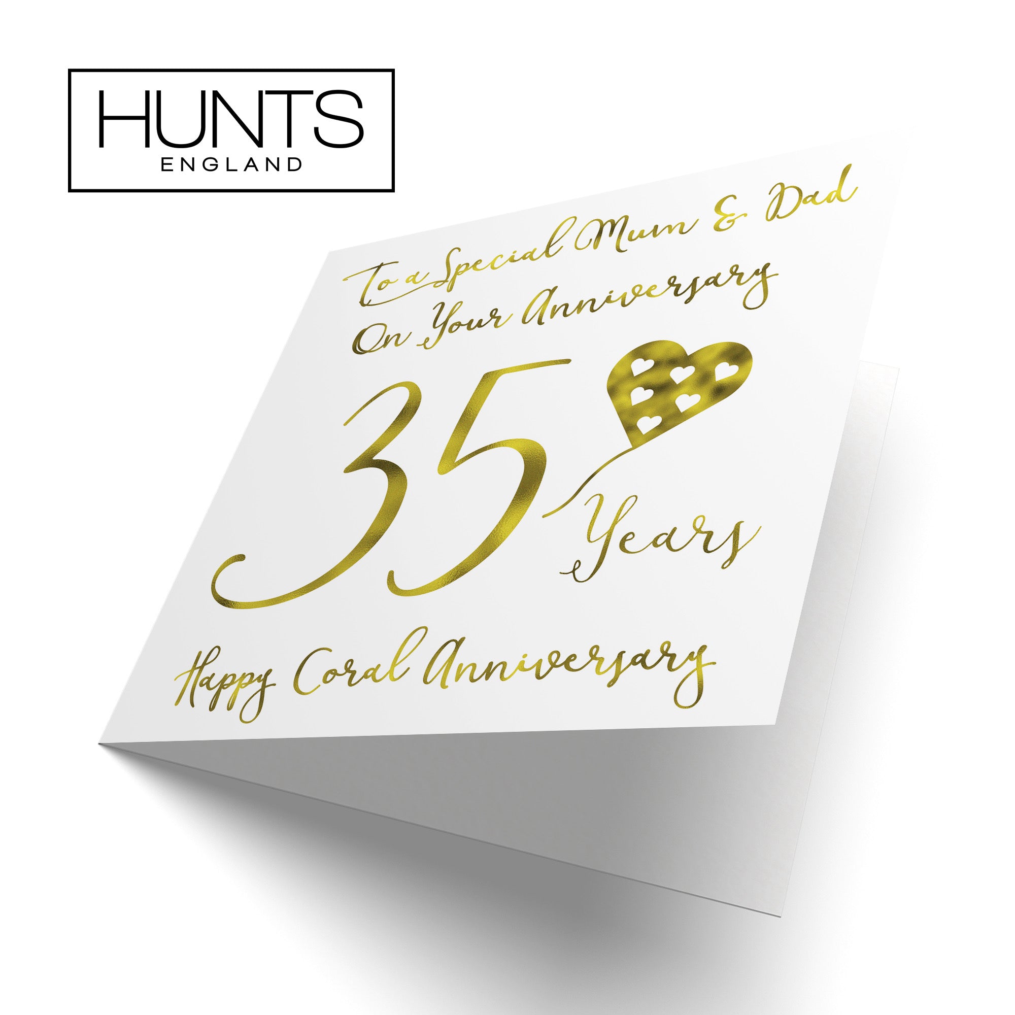 Large Mum And Dad 35th Anniversary Card Milano - Default Title (B0BBRYFMPC)