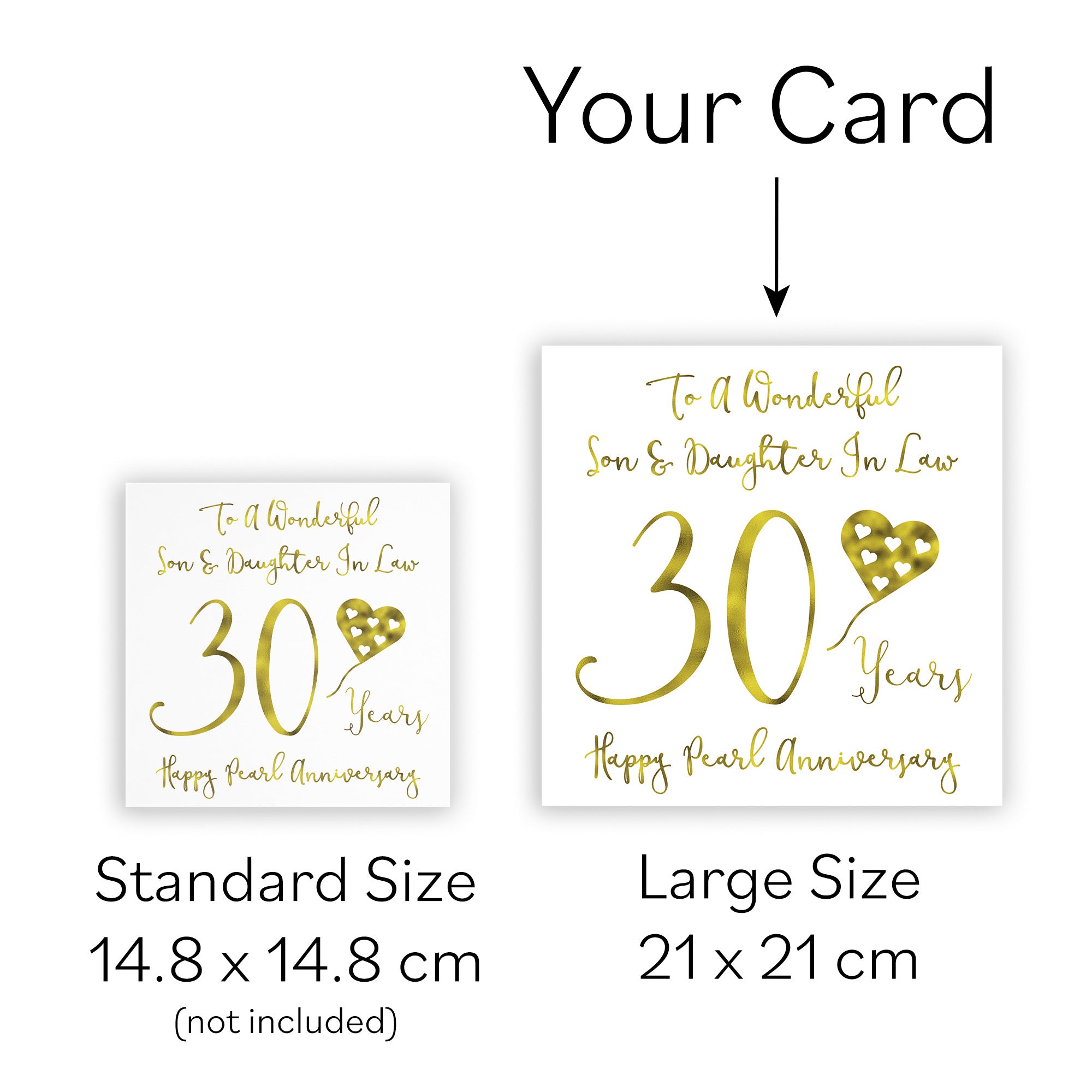 Large Son And Daughter In Law 30th Anniversary Card Milano - Default Title (B0BBRYVNMB)