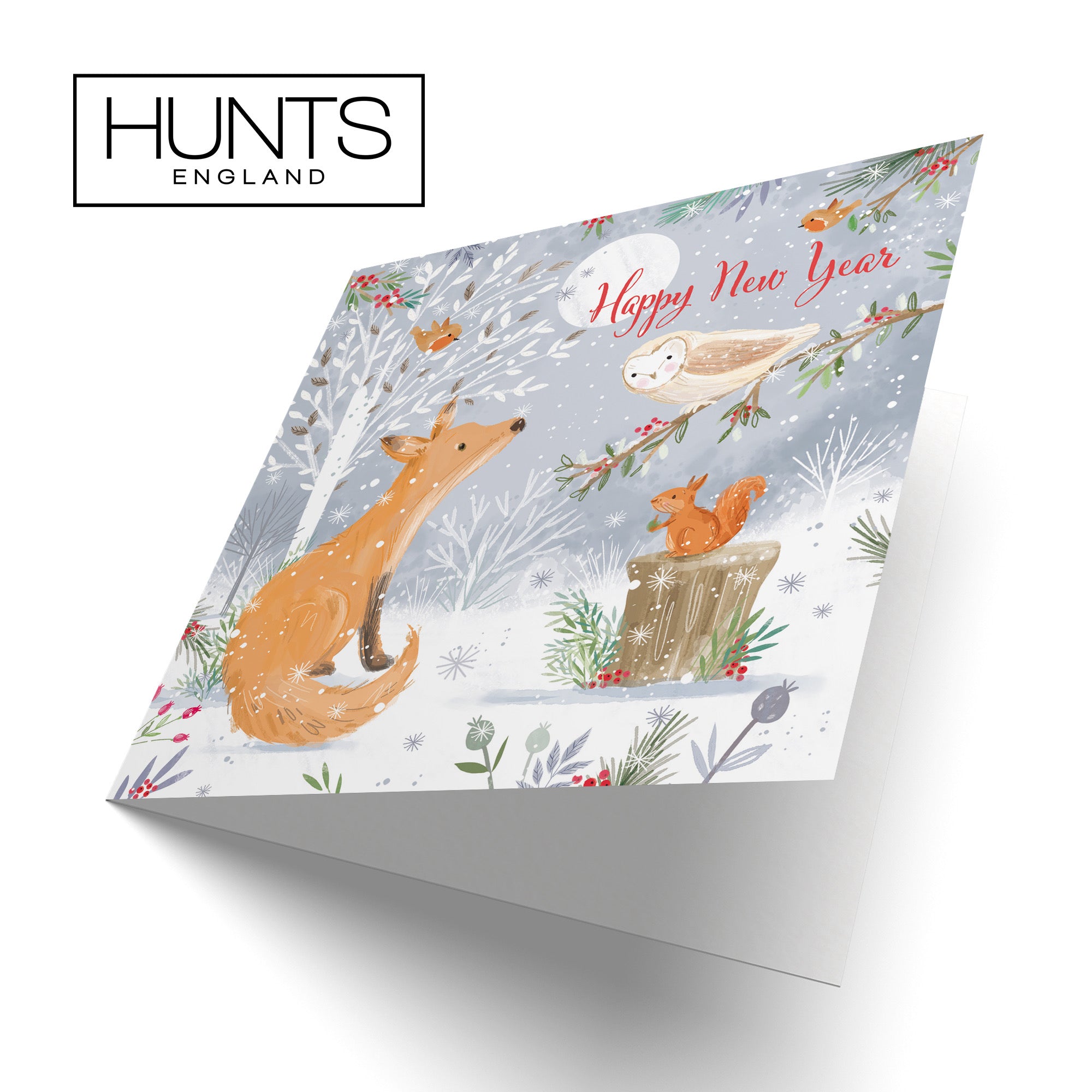 Happy New Year Cute Fox Card Nature's Treasures - Default Title (B0CMJ8ZKGF)