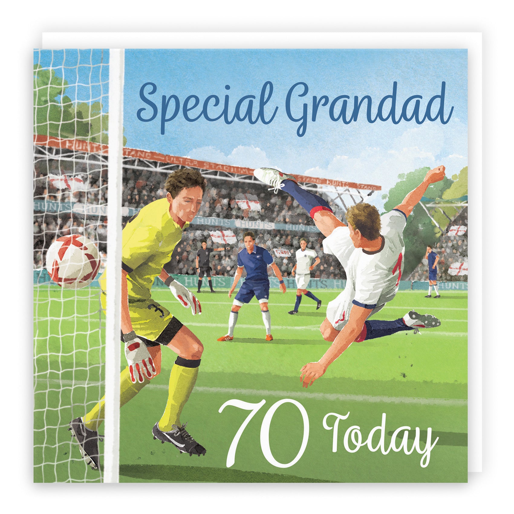 70th Grandad Football Birthday Card Milo's Gallery - Default Title (B0CNXVHSTS)