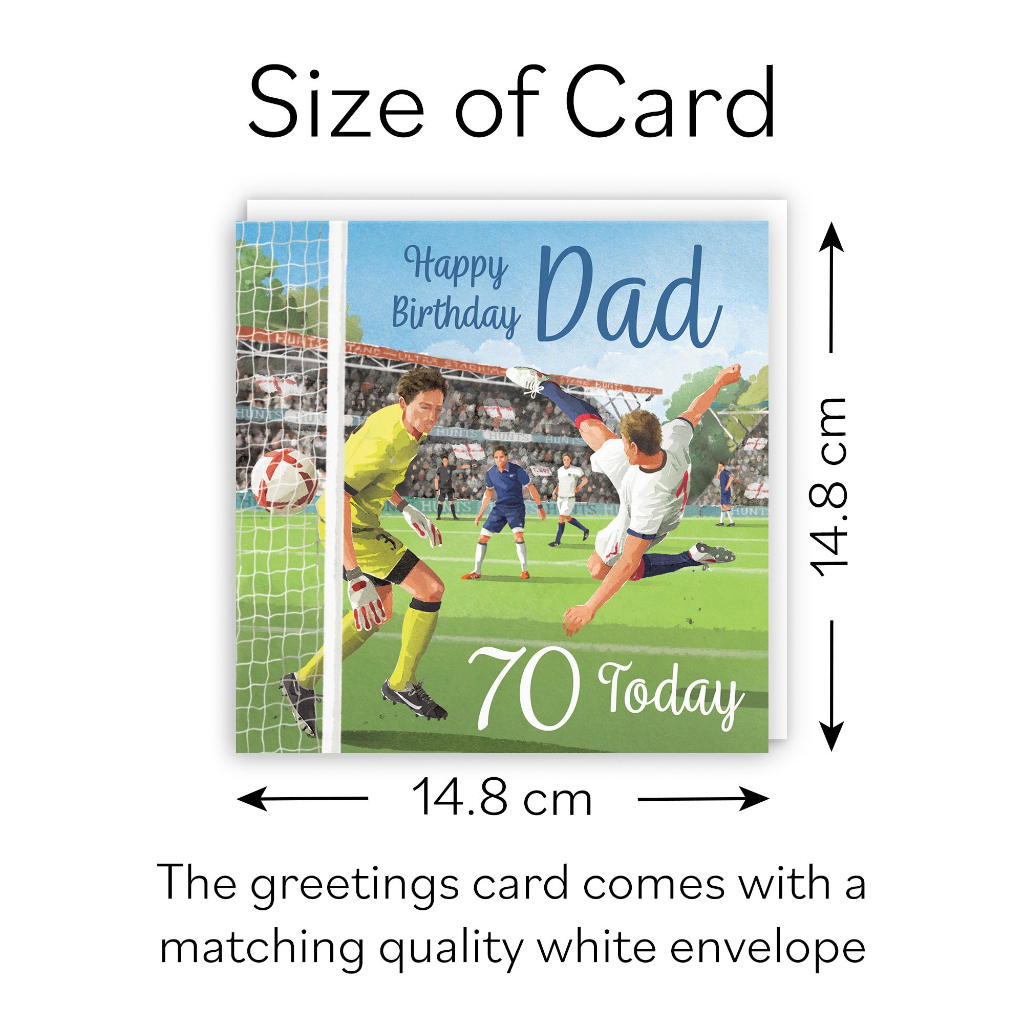 70th Dad Football Birthday Card Milo's Gallery - Default Title (B0CNXWGHKQ)