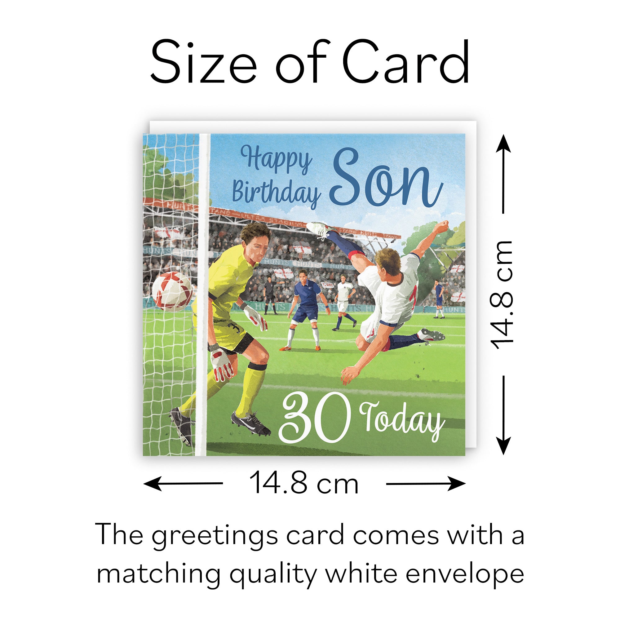 30th Son Football Birthday Card Milo's Gallery - Default Title (B0CNXWLY53)