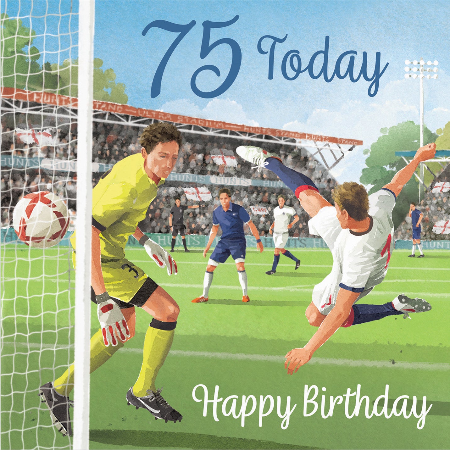 Football 75th Birthday Card Milo's Gallery - Default Title (B0CNXWTDDB)