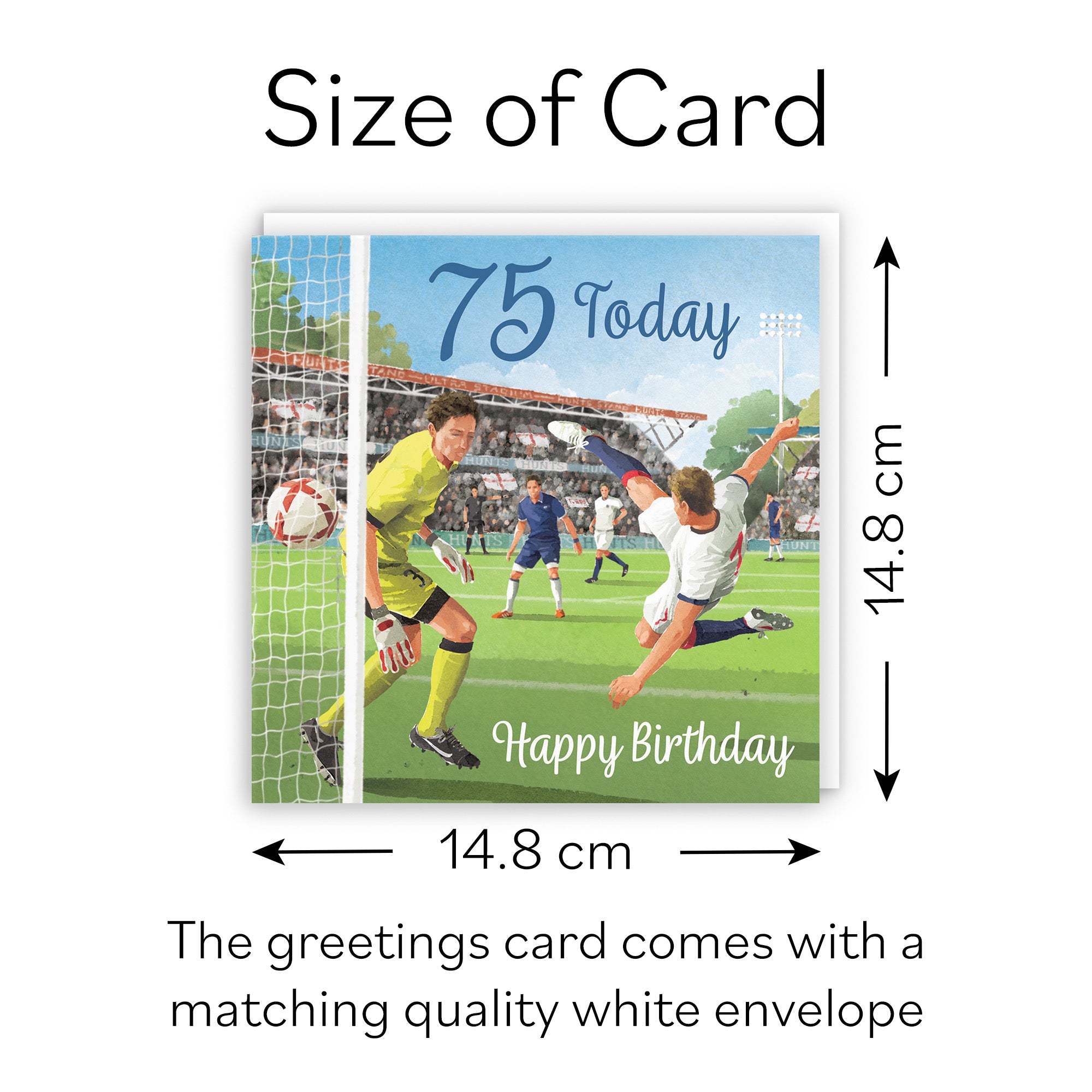 Football 75th Birthday Card Milo's Gallery - Default Title (B0CNXWTDDB)