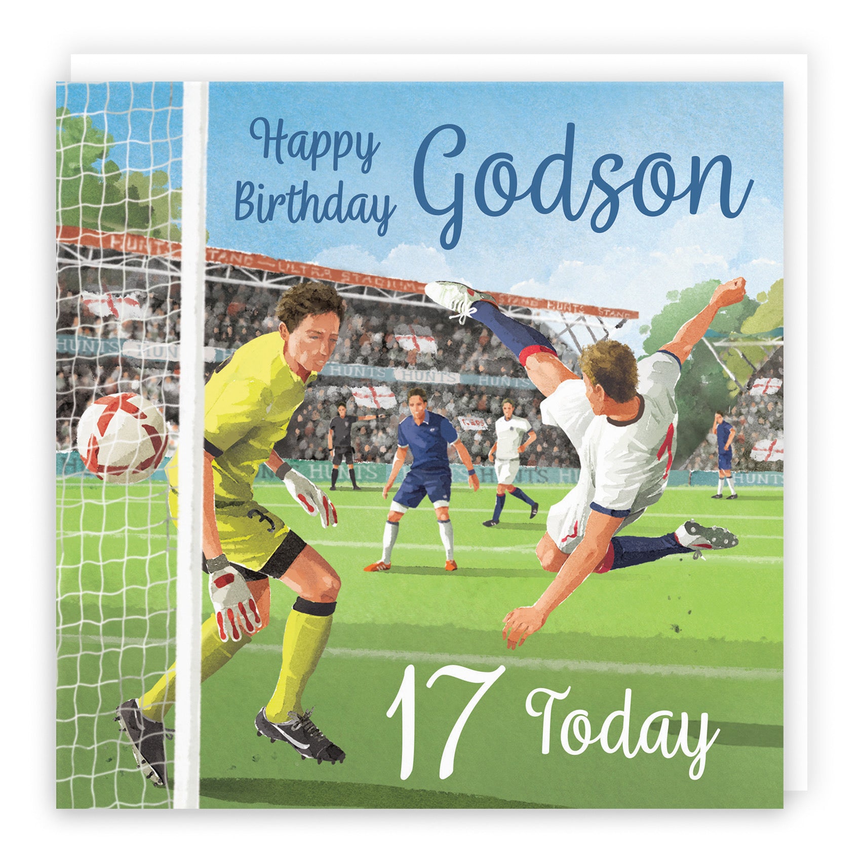 17th Godson Football Birthday Card Milo's Gallery - Default Title (B0CNXWVV1X)