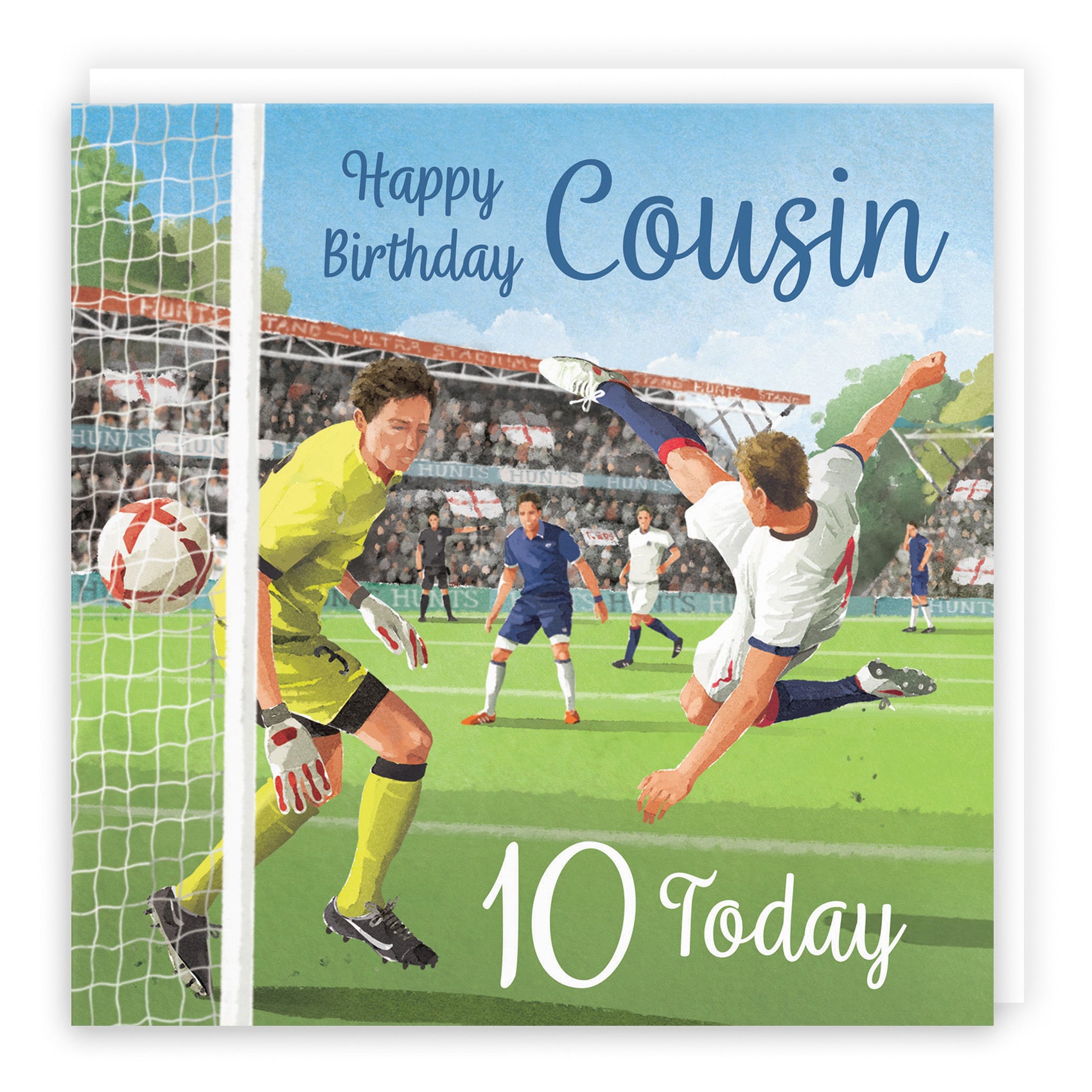 10th Cousin Football Birthday Card Milo's Gallery - Default Title (B0CNXWVV27)