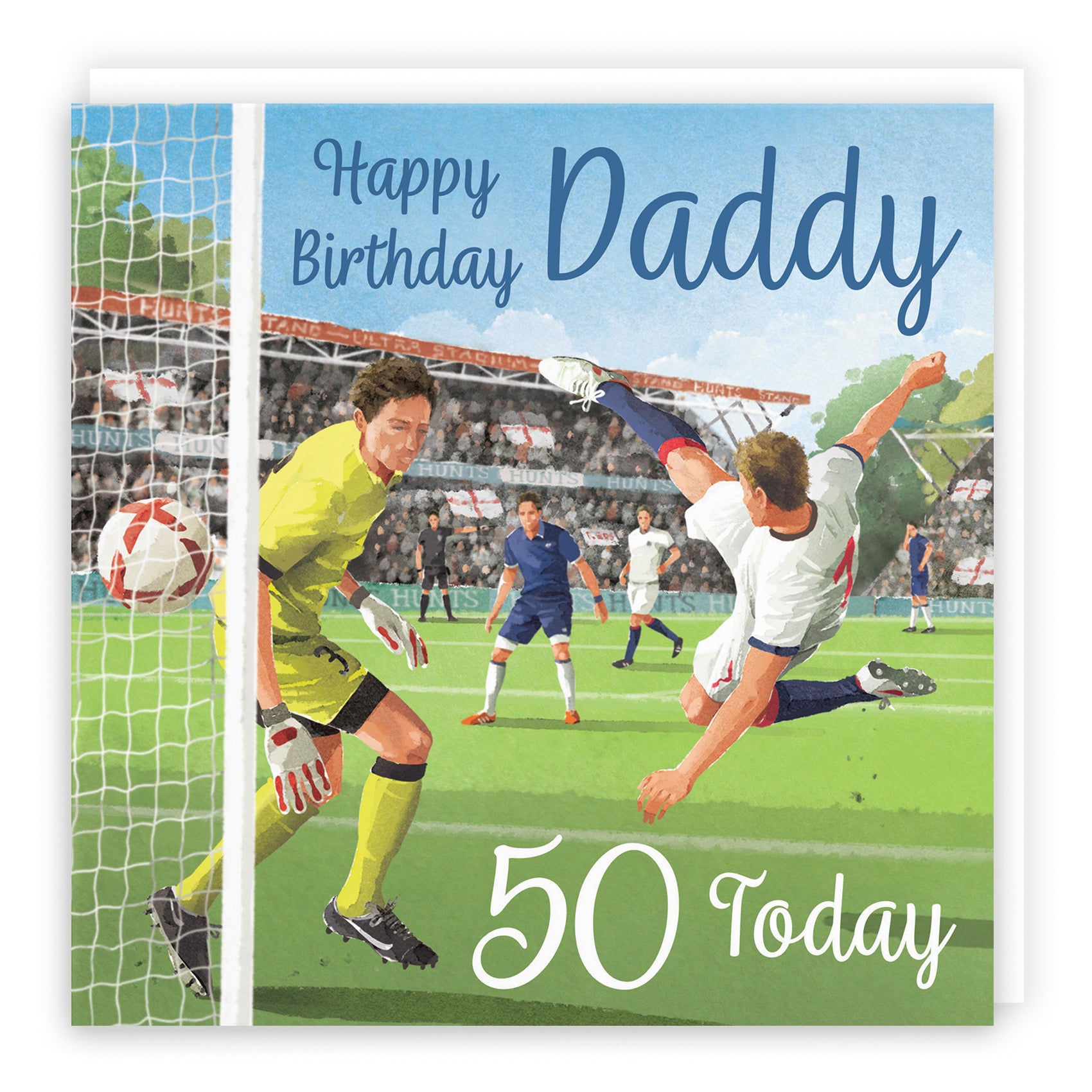 50th Daddy Football Birthday Card Milo's Gallery - Default Title (B0CNXWW77M)