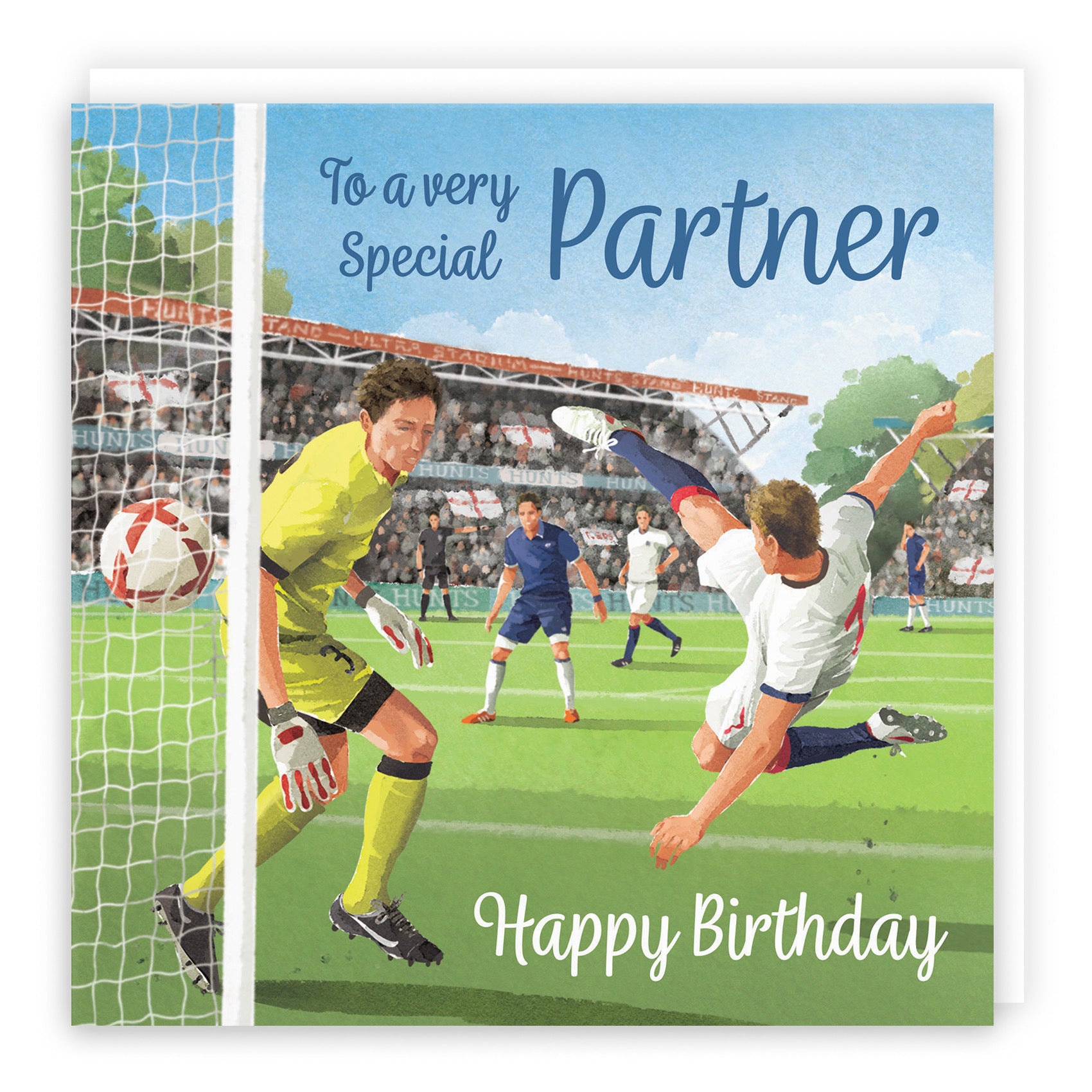 Partner Football Birthday Card Milo's Gallery - Default Title (B0CNXX137Y)