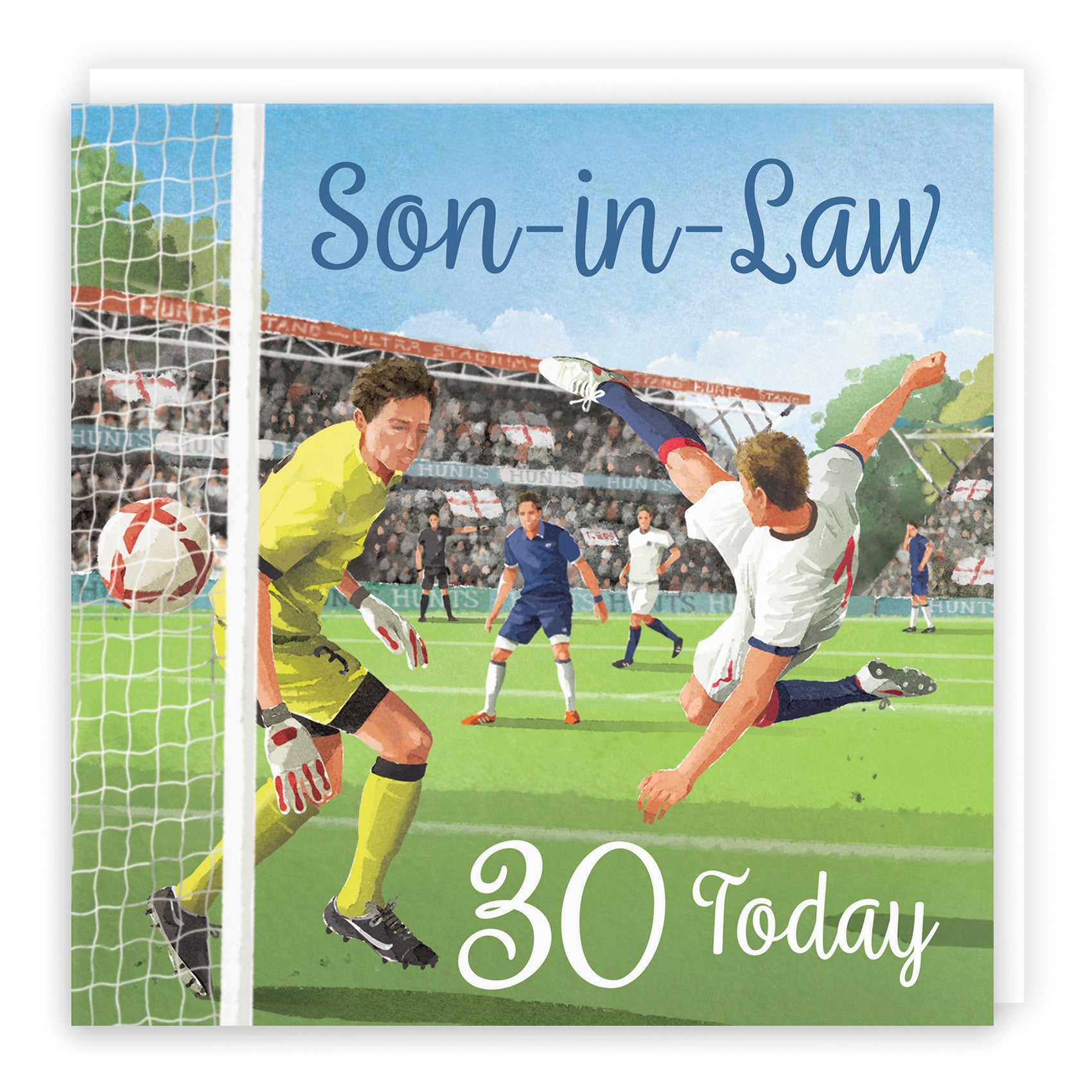 30th Son In Law Football Birthday Card Milo's Gallery - Default Title (B0CNXX19NF)