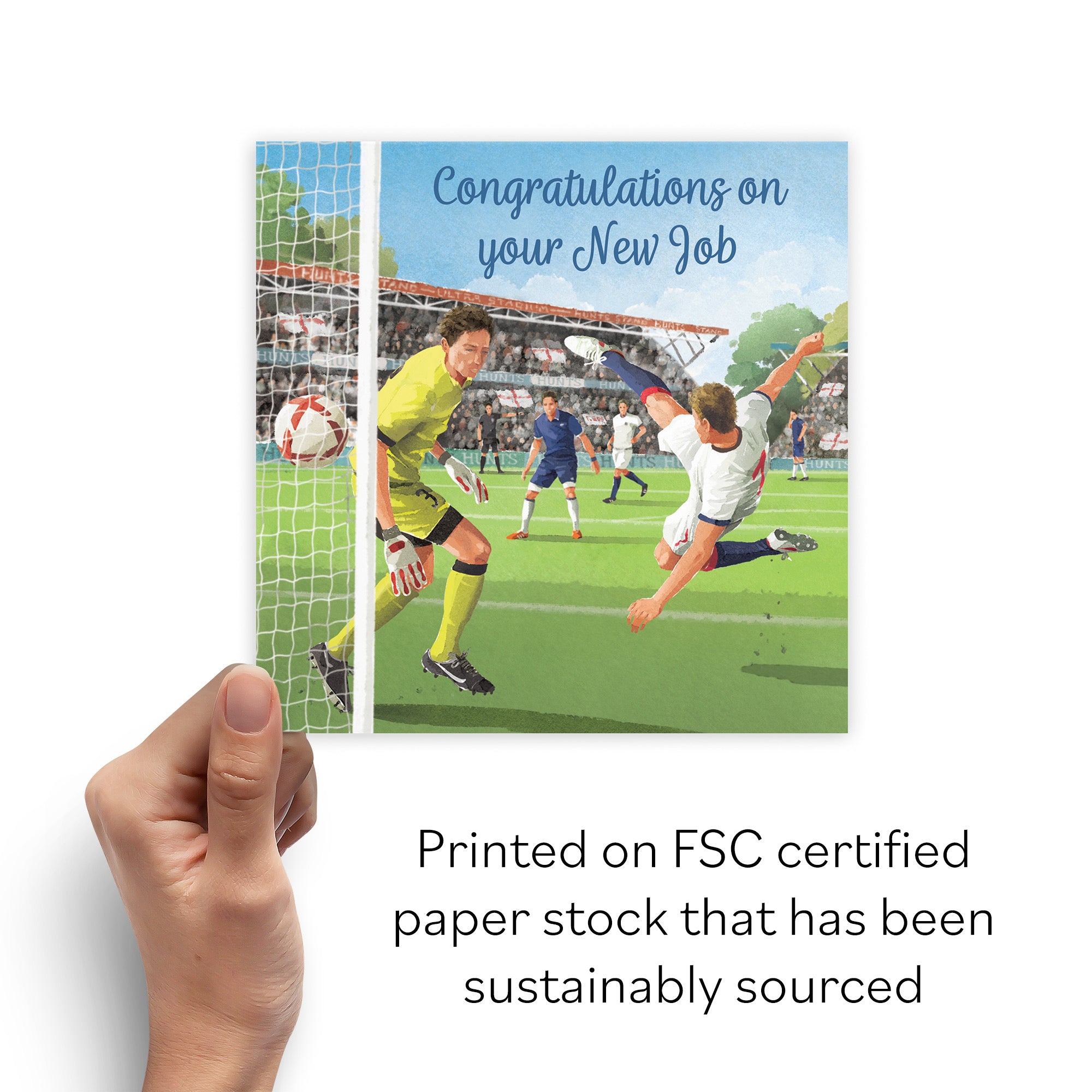 Football New Job Congratulations Card Milo's Gallery - Default Title (B0CNXX4FKM)