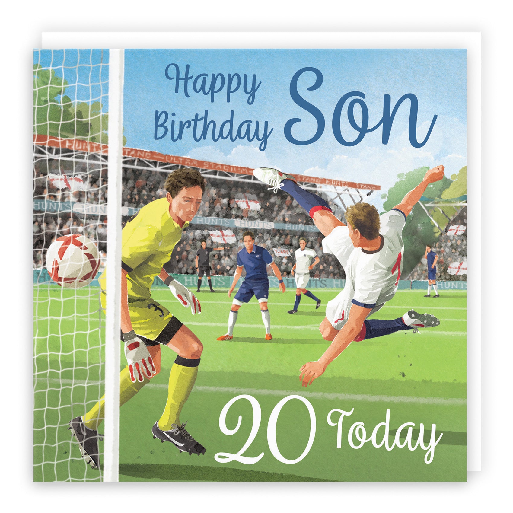 20th Son Football Birthday Card Milo's Gallery - Default Title (B0CNXX4RND)