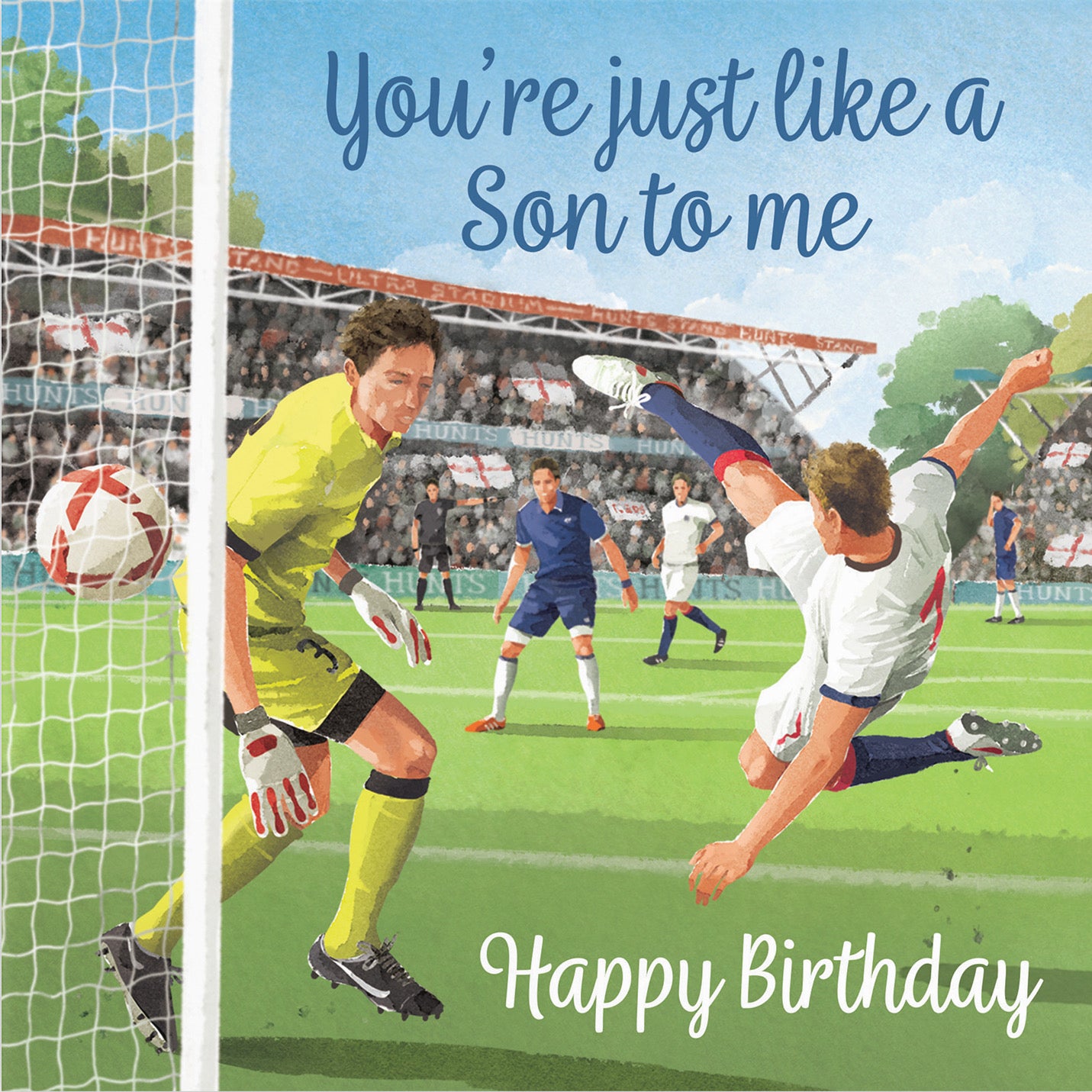 Like A Son Football Birthday Card Milo's Gallery - Default Title (B0CNXXGJ3N)