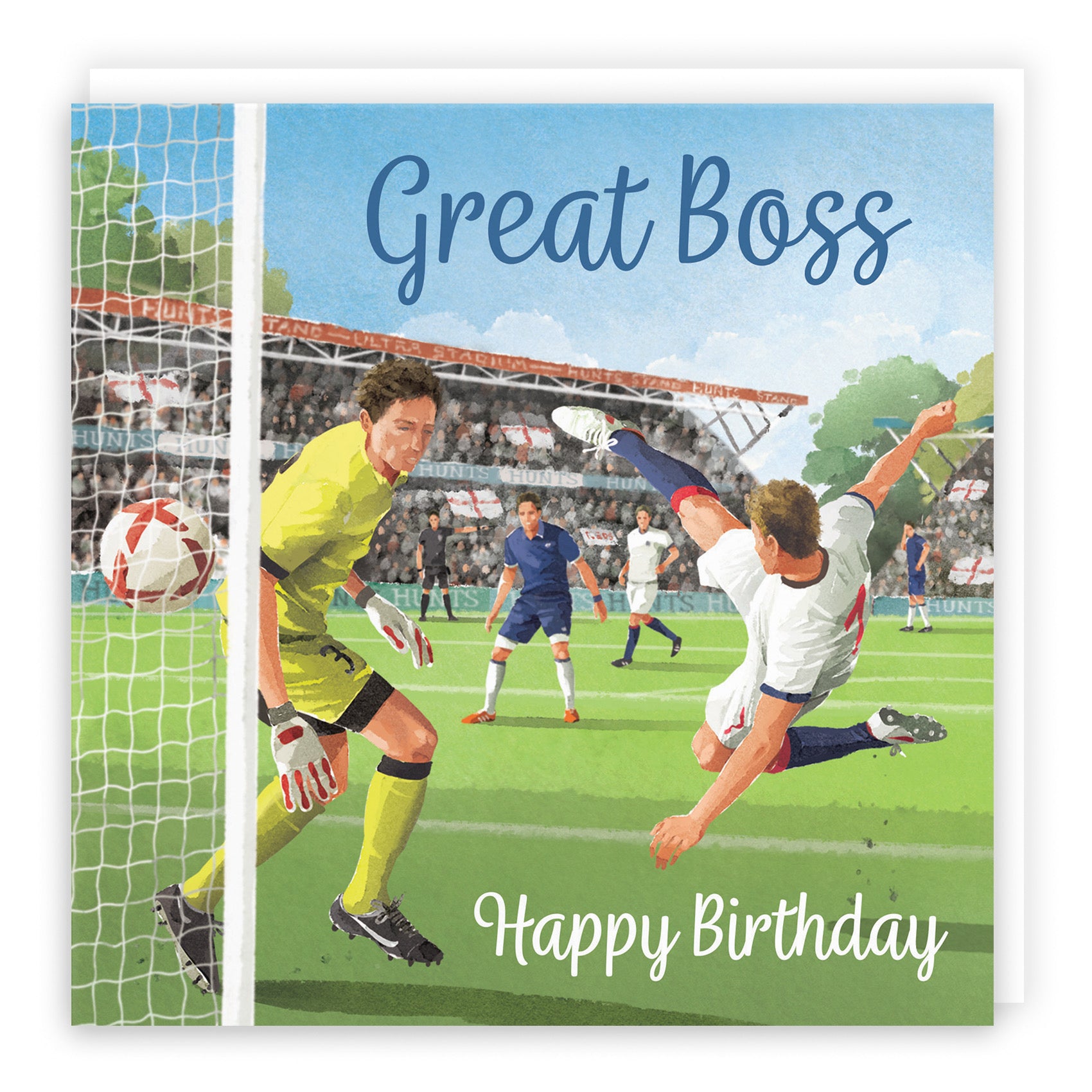 Boss Football Birthday Card Milo's Gallery - Default Title (B0CNXXKT6K)