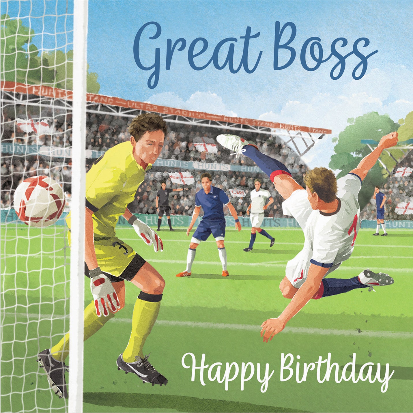 Boss Football Birthday Card Milo's Gallery - Default Title (B0CNXXKT6K)