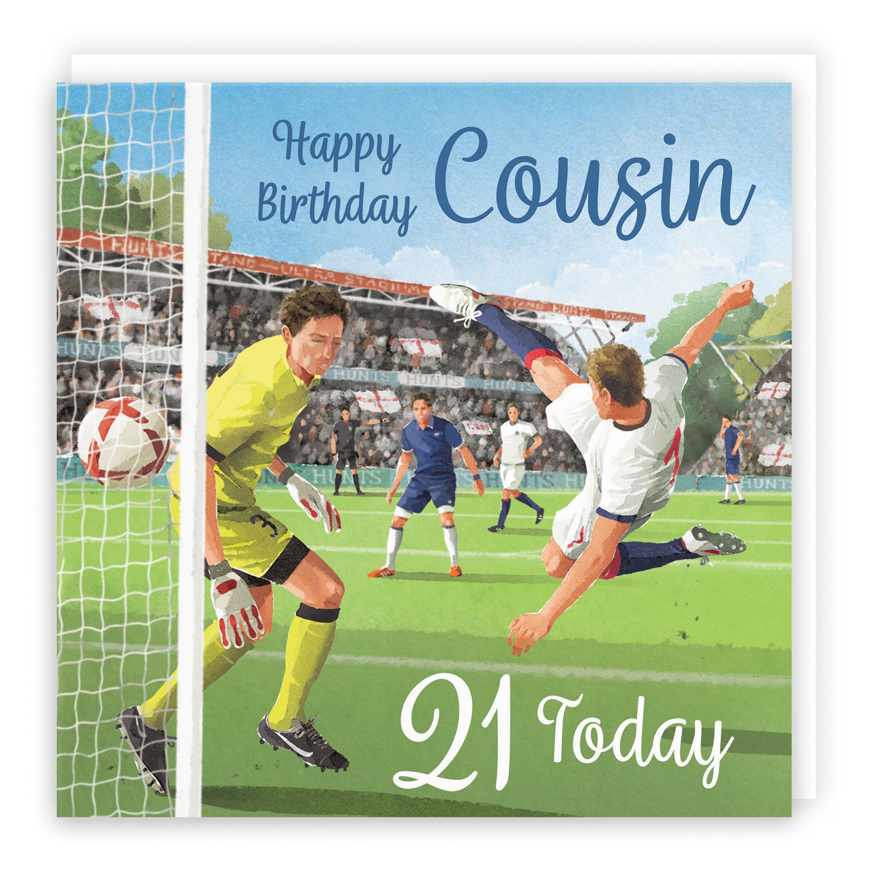 21st Cousin Football Birthday Card Milo's Gallery - Default Title (B0CNXXQ817)