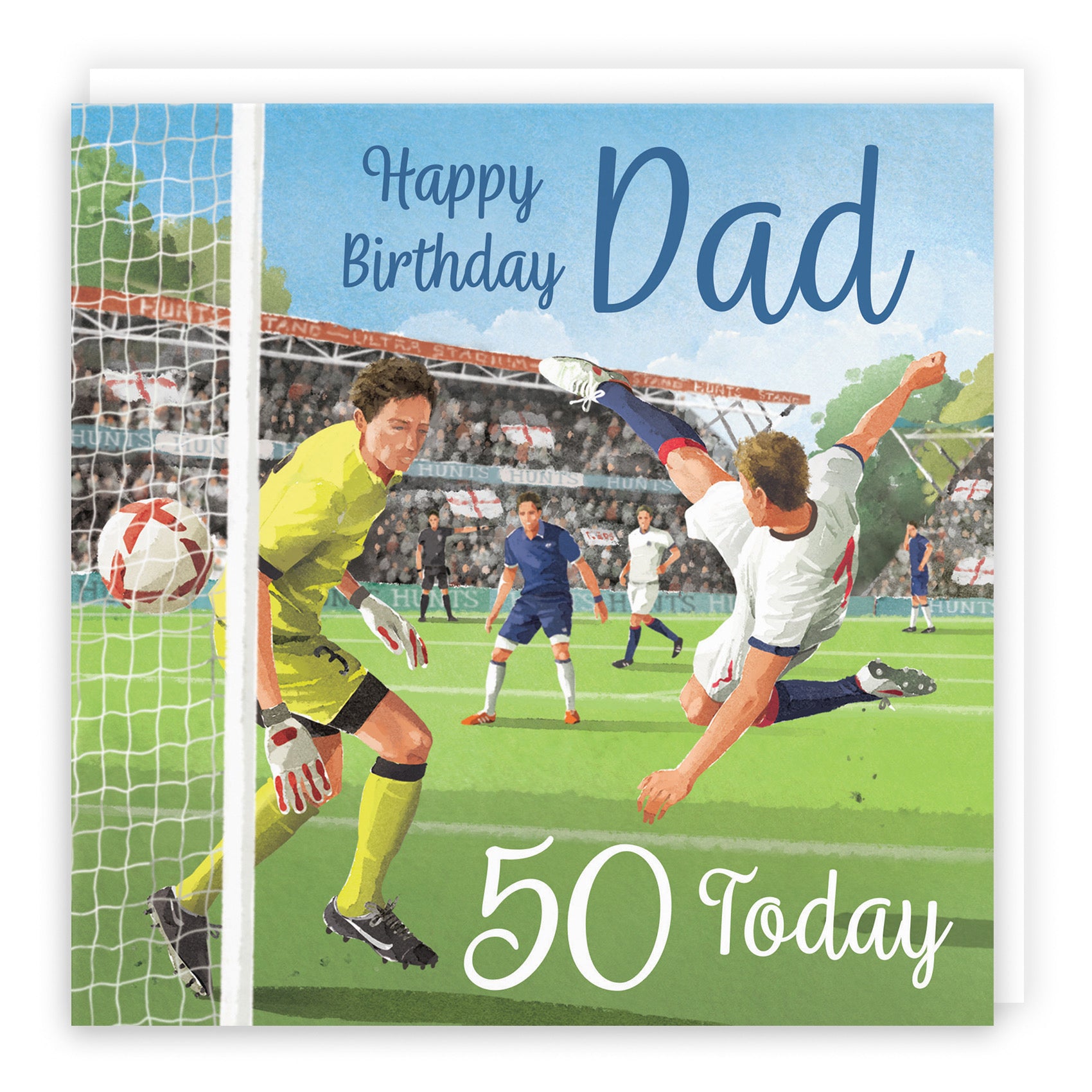 50th Dad Football Birthday Card Milo's Gallery - Default Title (B0CNXXR7JY)