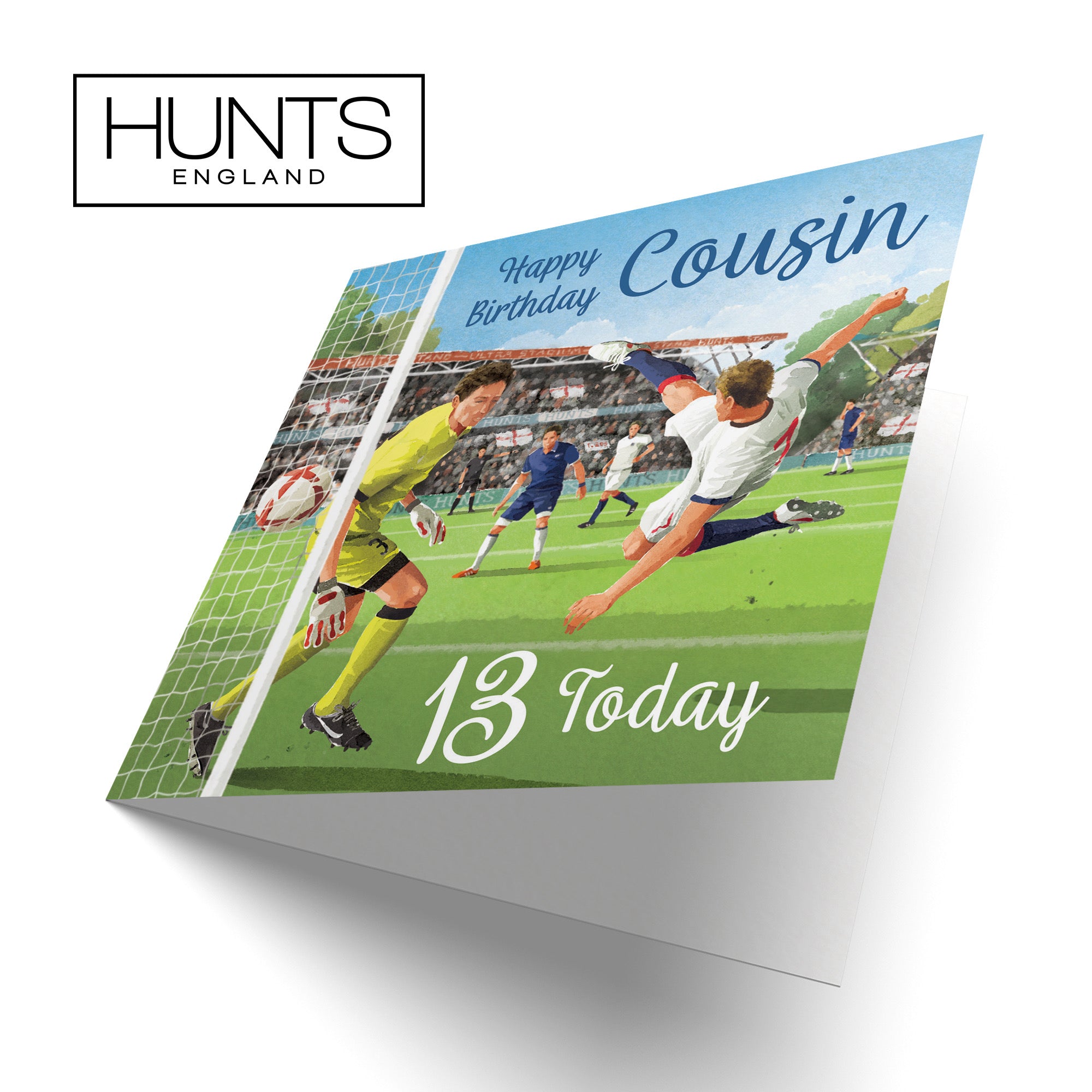 13th Cousin Football Birthday Card Milo's Gallery - Default Title (B0CNXXRJFY)