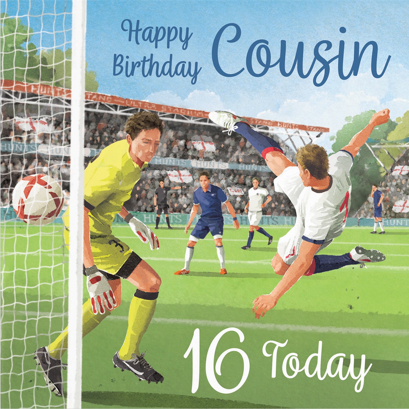 16th Cousin Football Birthday Card Milo's Gallery - Default Title (B0CNXXSWB5)