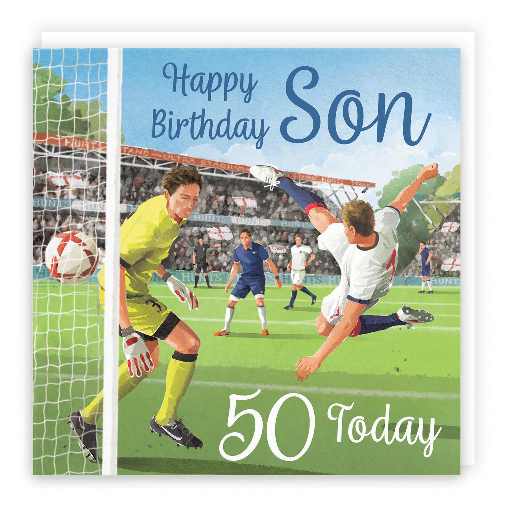 50th Son Football Birthday Card Milo's Gallery - Default Title (B0CNXXVK37)