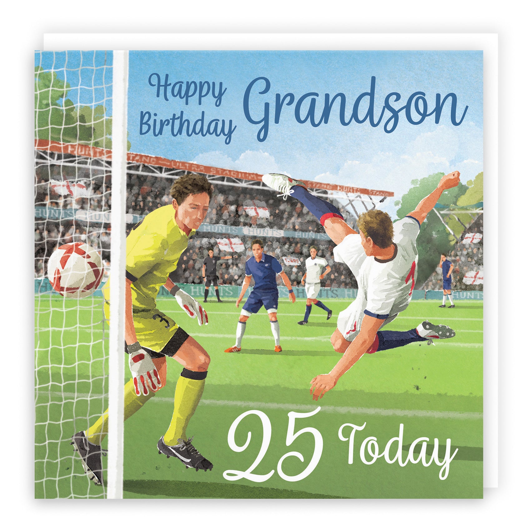 25th Grandson Football Birthday Card Milo's Gallery - Default Title (B0CNXXX2KS)