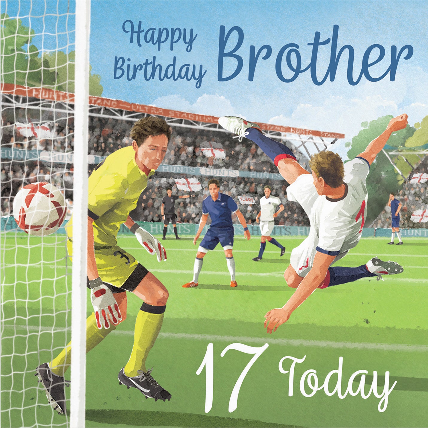 17th Brother Football Birthday Card Milo's Gallery - Default Title (B0CNXXZR3Y)