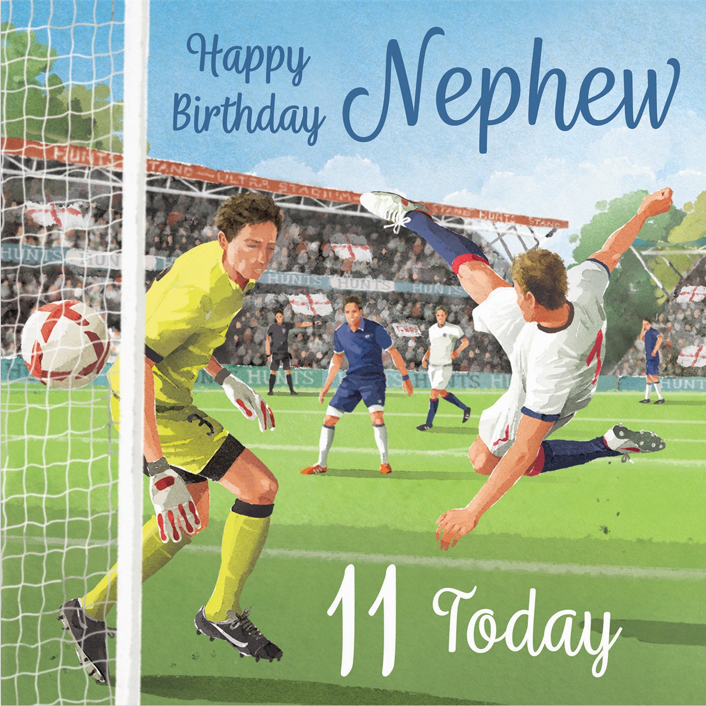 11th Nephew Football Birthday Card Milo's Gallery - Default Title (B0CNXY3F72)