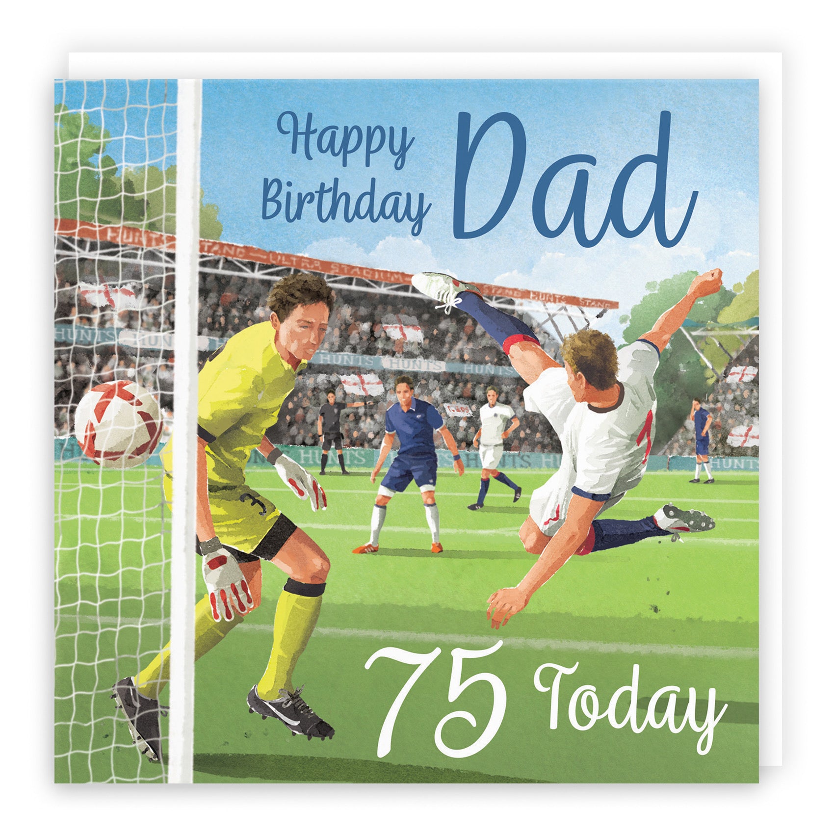 75th Dad Football Birthday Card Milo's Gallery - Default Title (B0CNXY8NNR)