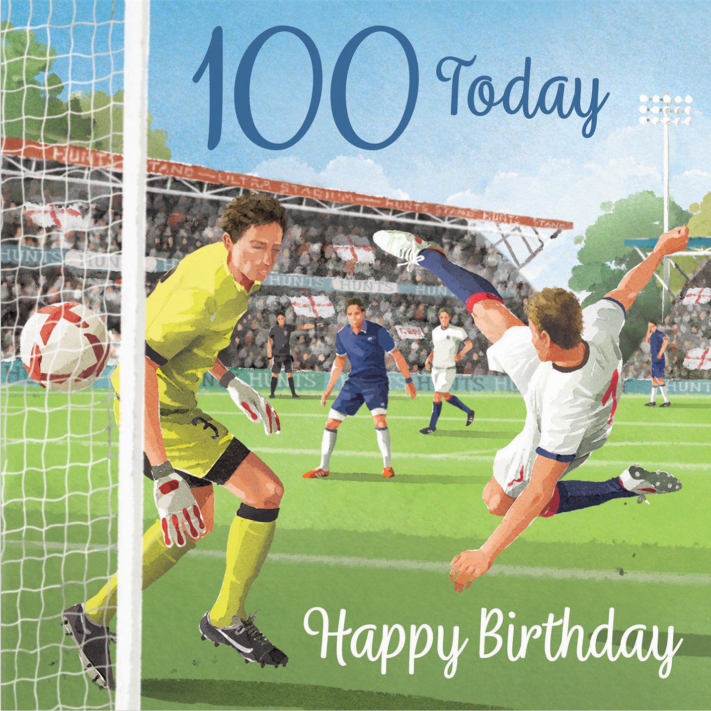 Football 100th Birthday Card Milo's Gallery - Default Title (B0CNXYDV5N)