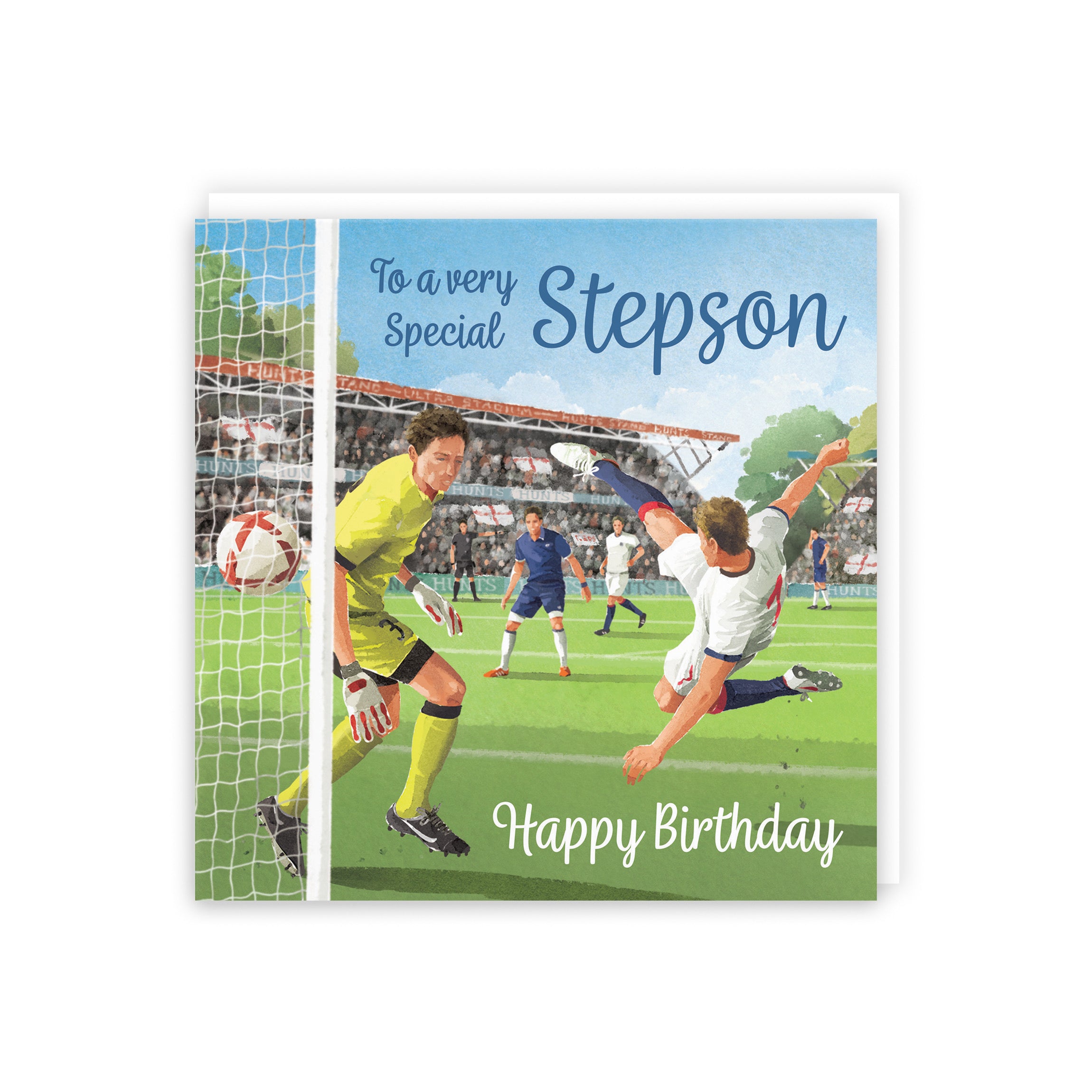 Stepson Football Birthday Card Milo's Gallery - Default Title (B0CNXYKQNL)