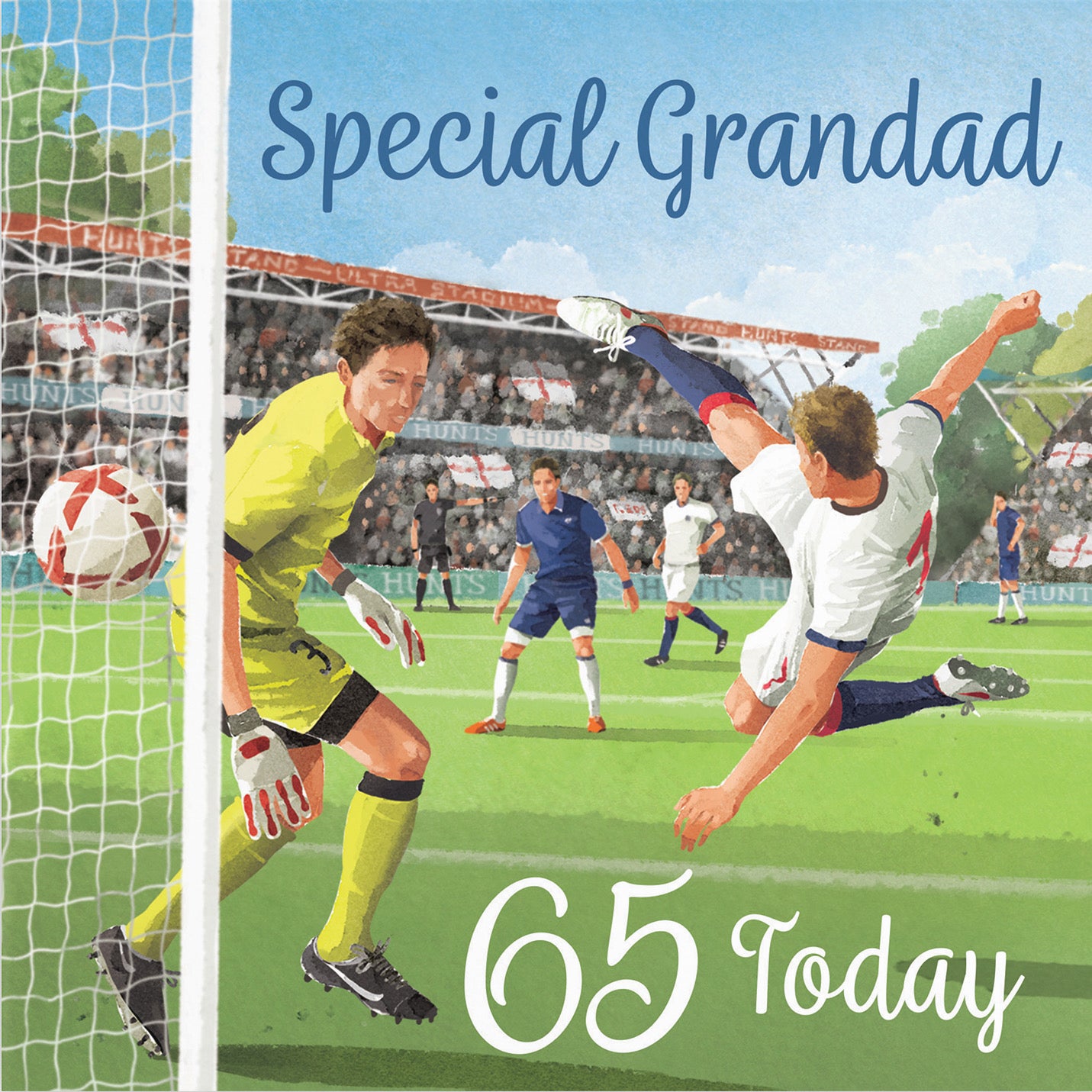 65th Grandad Football Birthday Card Milo's Gallery - Default Title (B0CNXYKTCD)