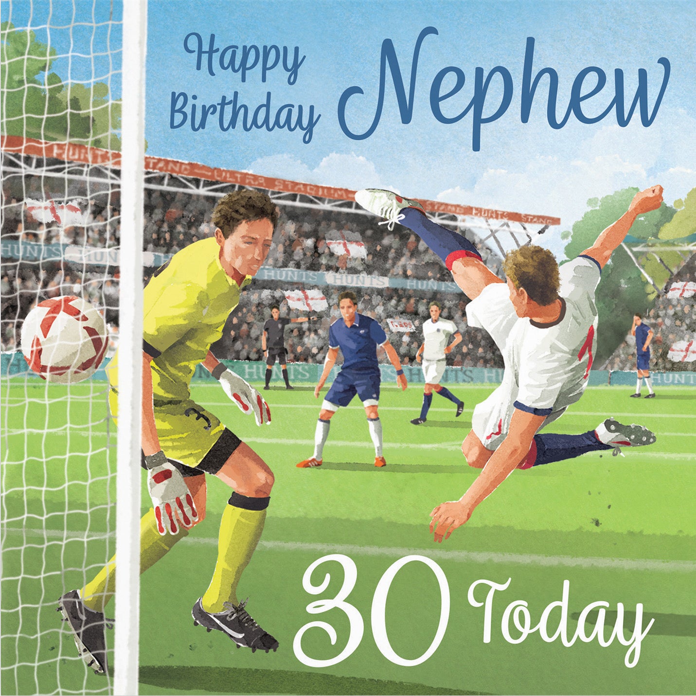 30th Nephew Football Birthday Card Milo's Gallery - Default Title (B0CNXZ372Z)