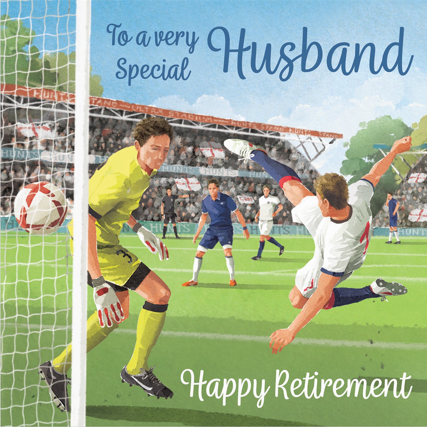Football Husband Retirement Card Milo's Gallery - Default Title (B0CNXZ8LMQ)