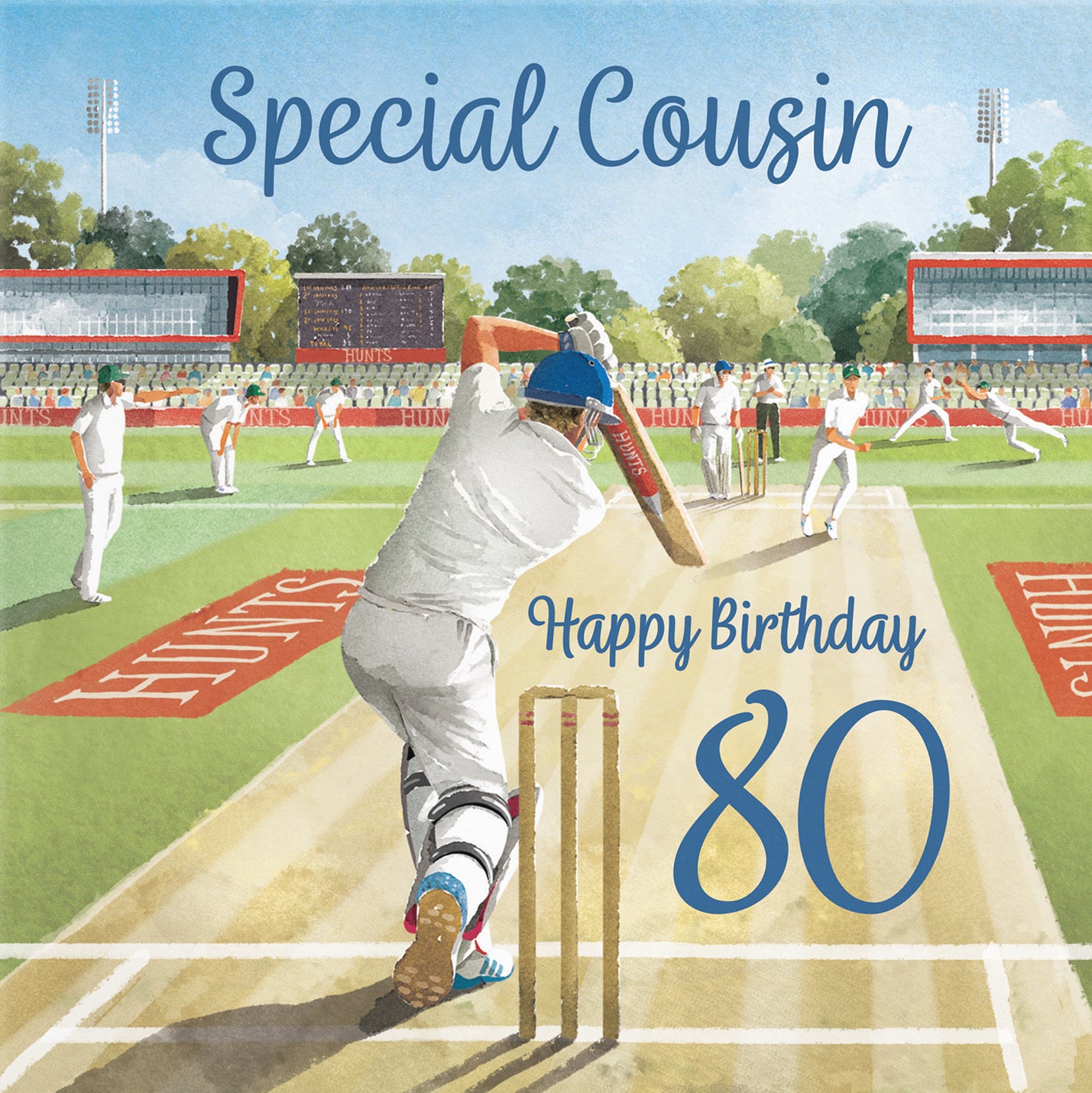 80th Cousin Cricket Birthday Card Milo's Gallery - Default Title (B0CPMBS43J)