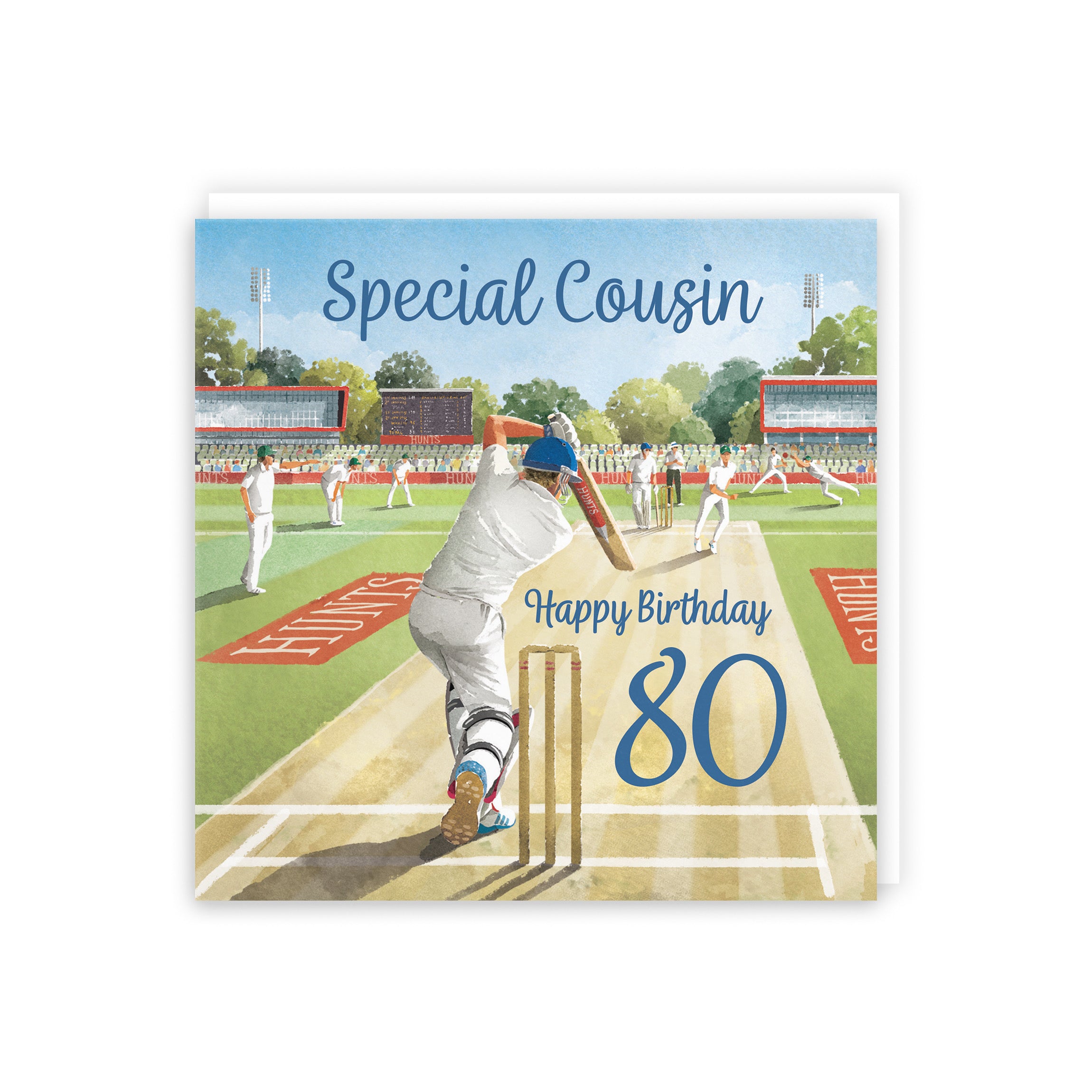 80th Cousin Cricket Birthday Card Milo's Gallery - Default Title (B0CPMBS43J)