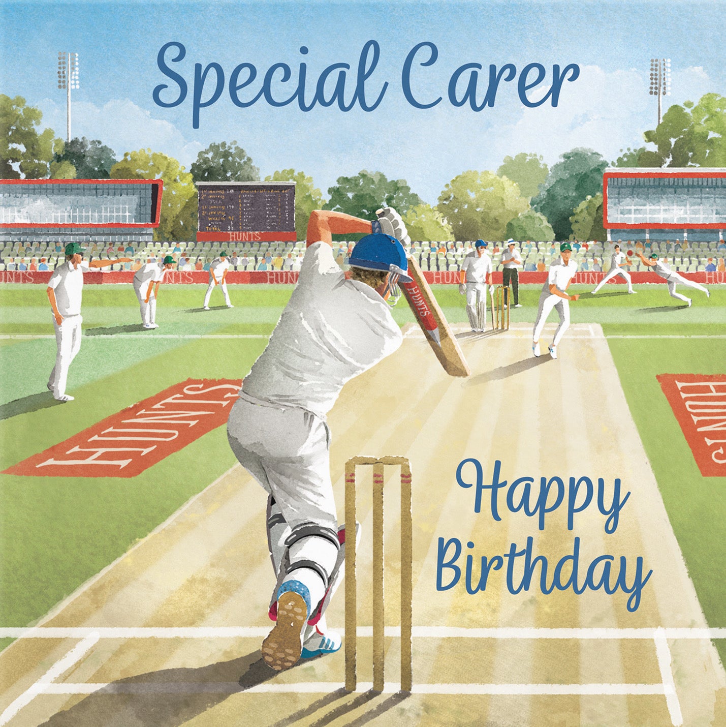 Carer Cricket Birthday Card Milo's Gallery - Default Title (B0CPMC1SW1)