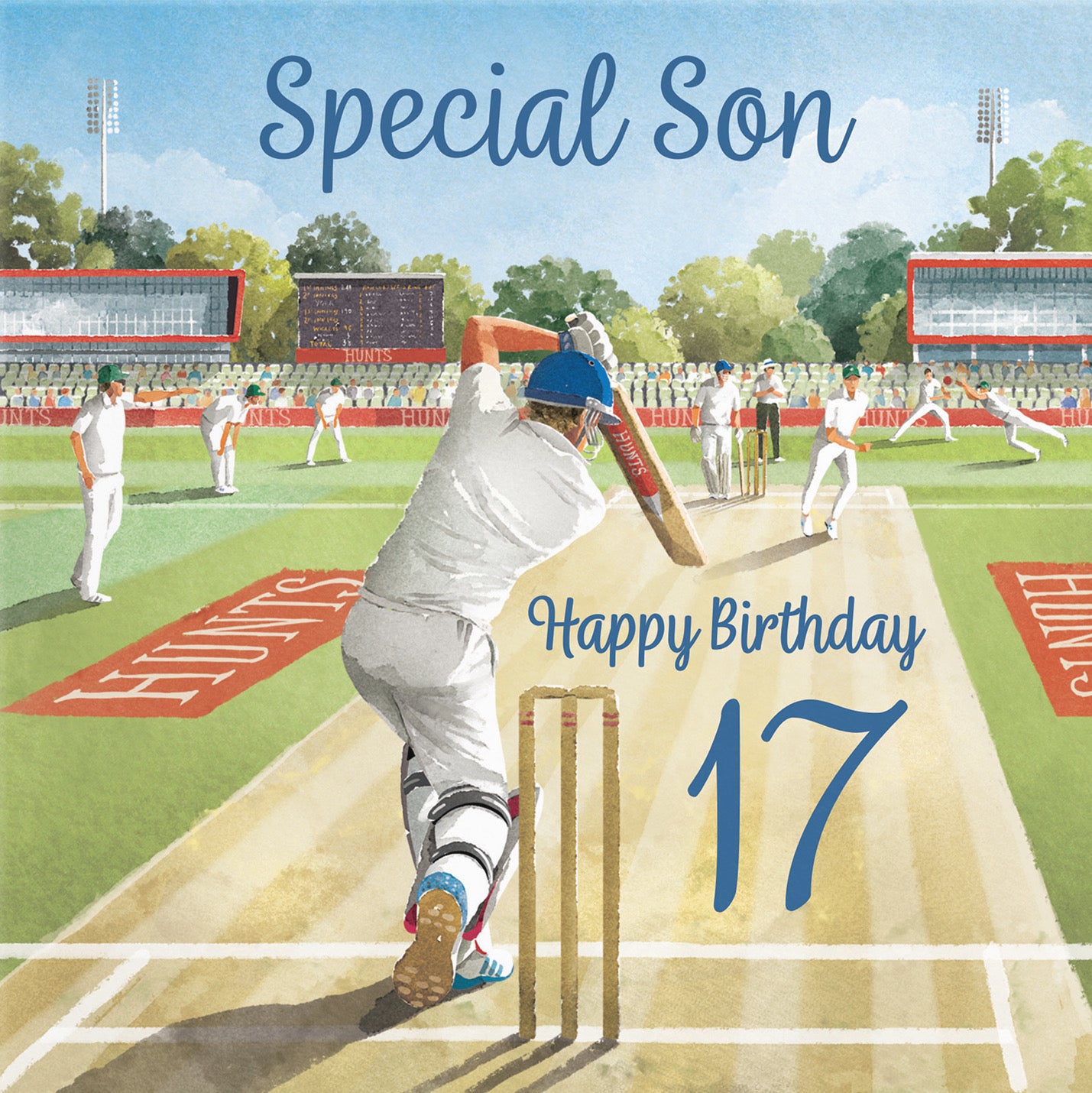 17th Son Cricket Birthday Card Milo's Gallery - Default Title (B0CPMC236V)