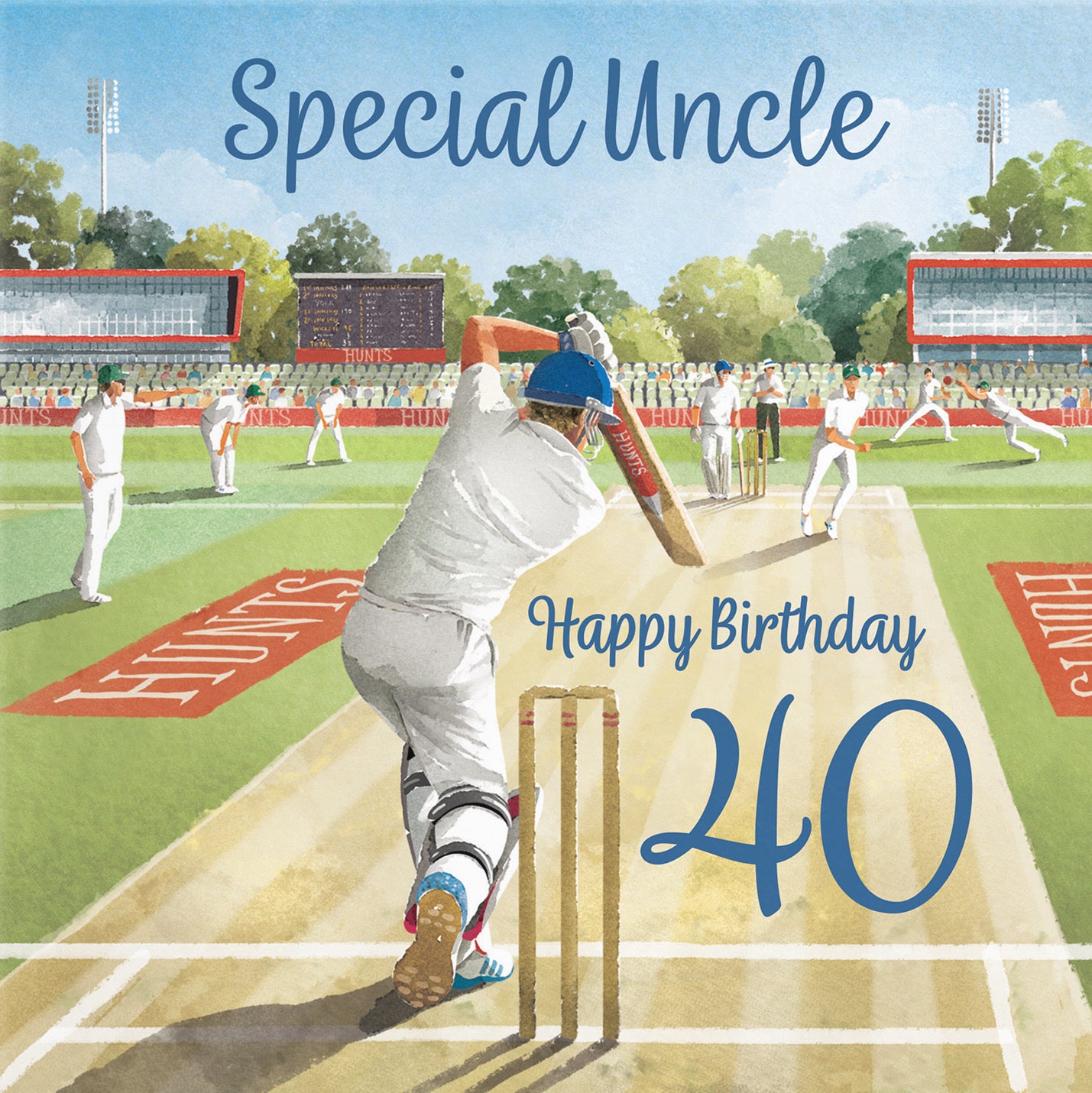 40th Uncle Cricket Birthday Card Milo's Gallery - Default Title (B0CPMC2C6Y)