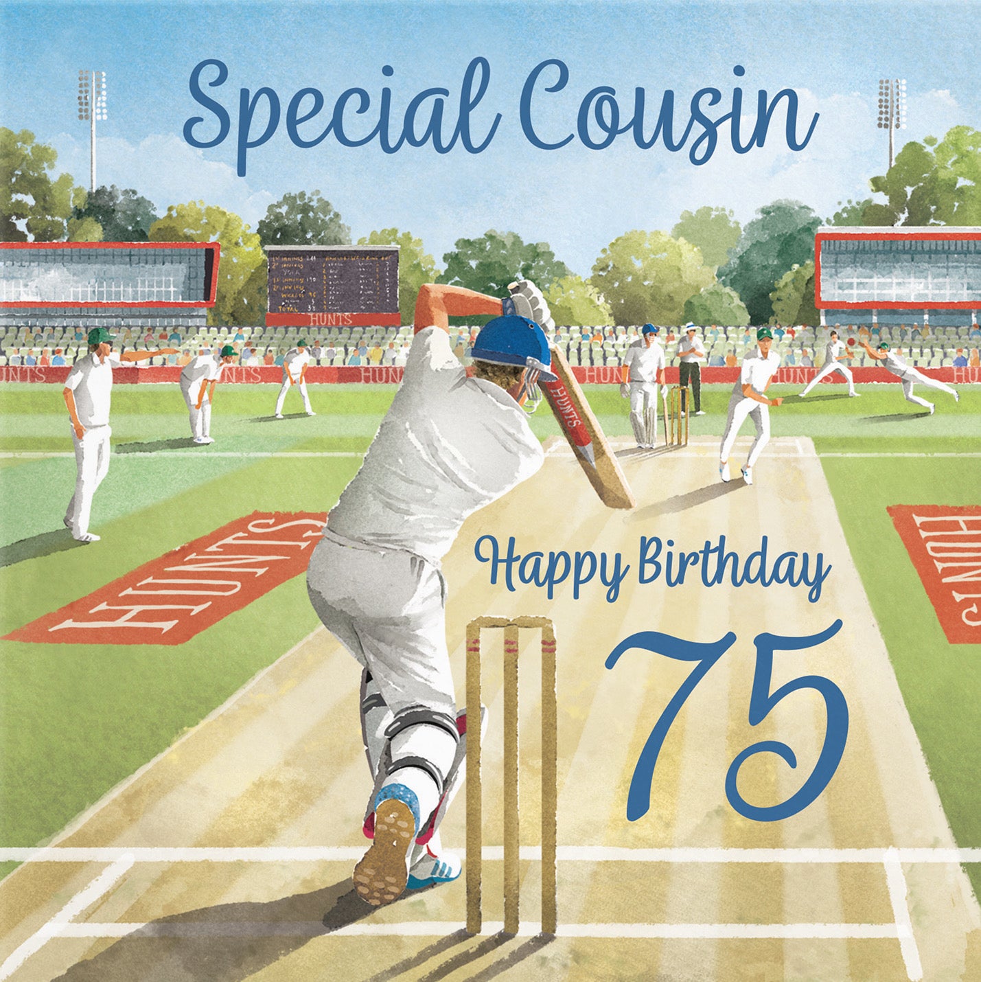 75th Cousin Cricket Birthday Card Milo's Gallery - Default Title (B0CPMCCCJR)