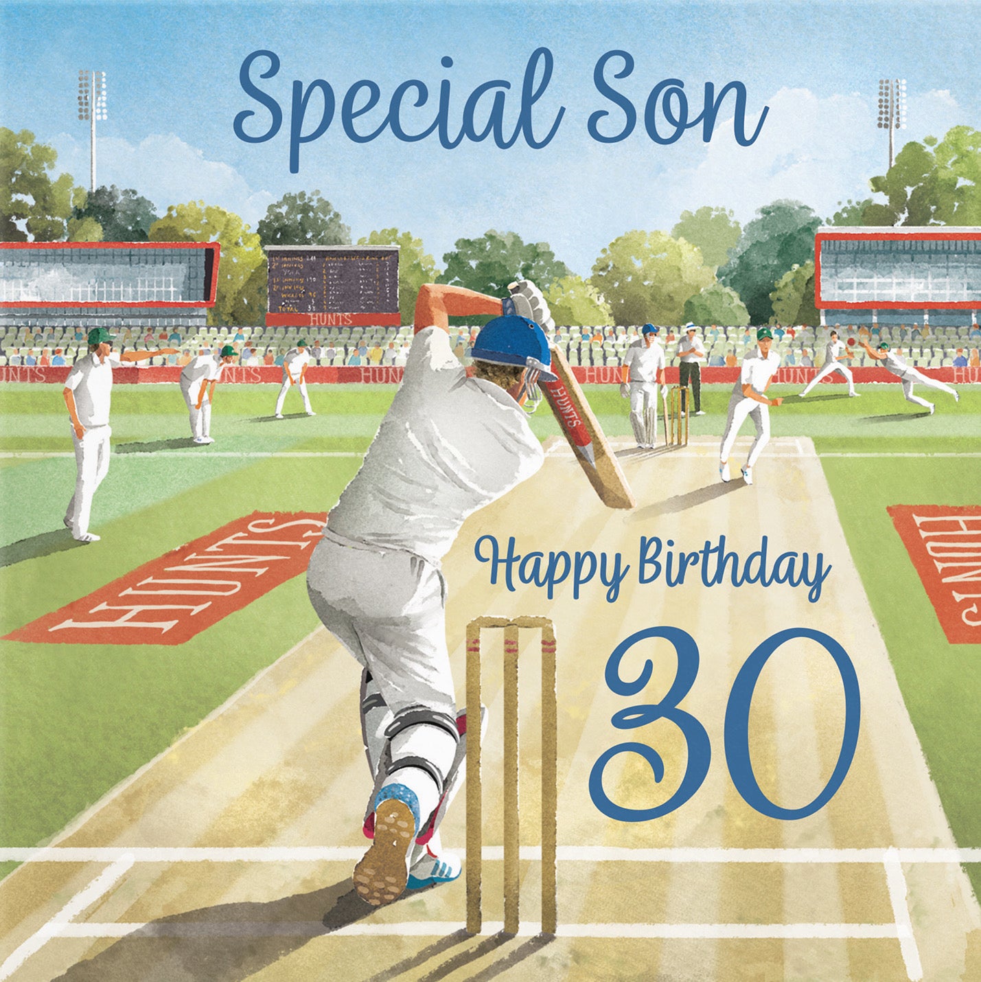 30th Son Cricket Birthday Card Milo's Gallery - Default Title (B0CPMCDBTY)