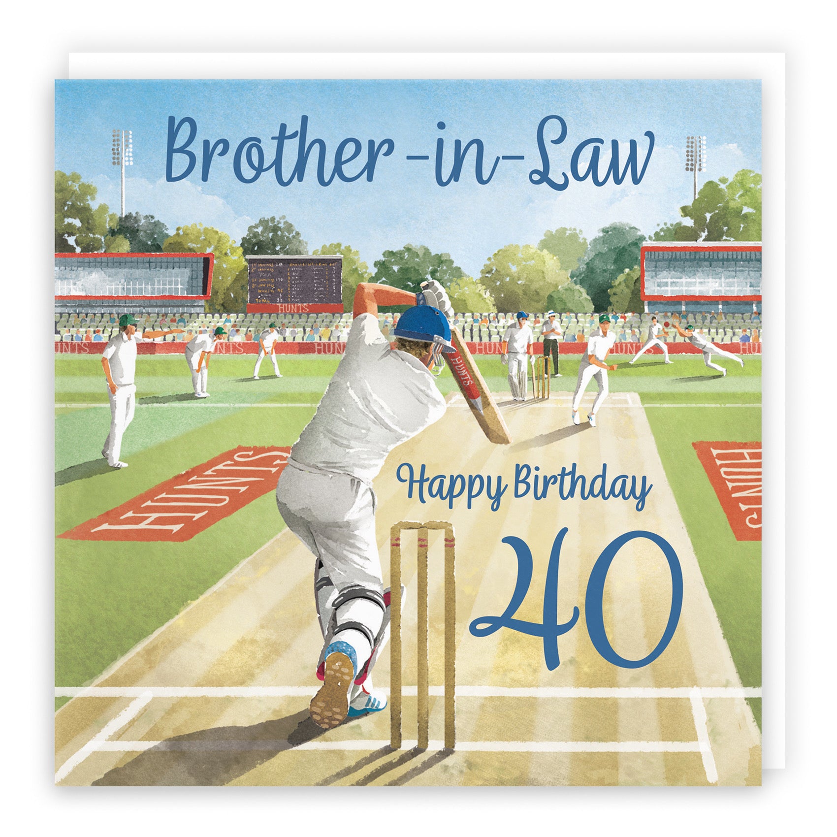 40th Brother-in-Law Cricket Birthday Card Milo's Gallery - Default Title (B0CPMCLPJM)