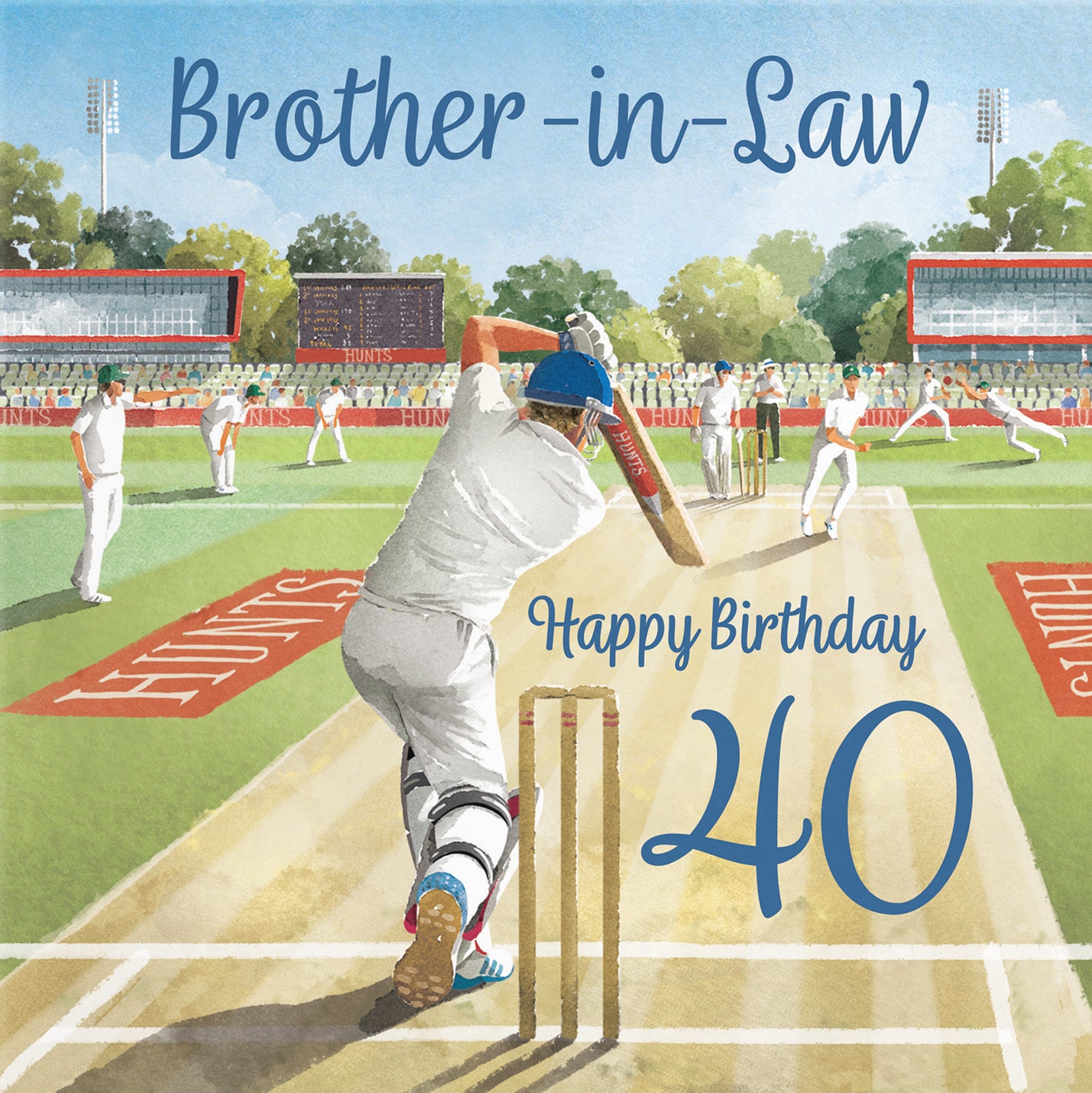 40th Brother-in-Law Cricket Birthday Card Milo's Gallery - Default Title (B0CPMCLPJM)