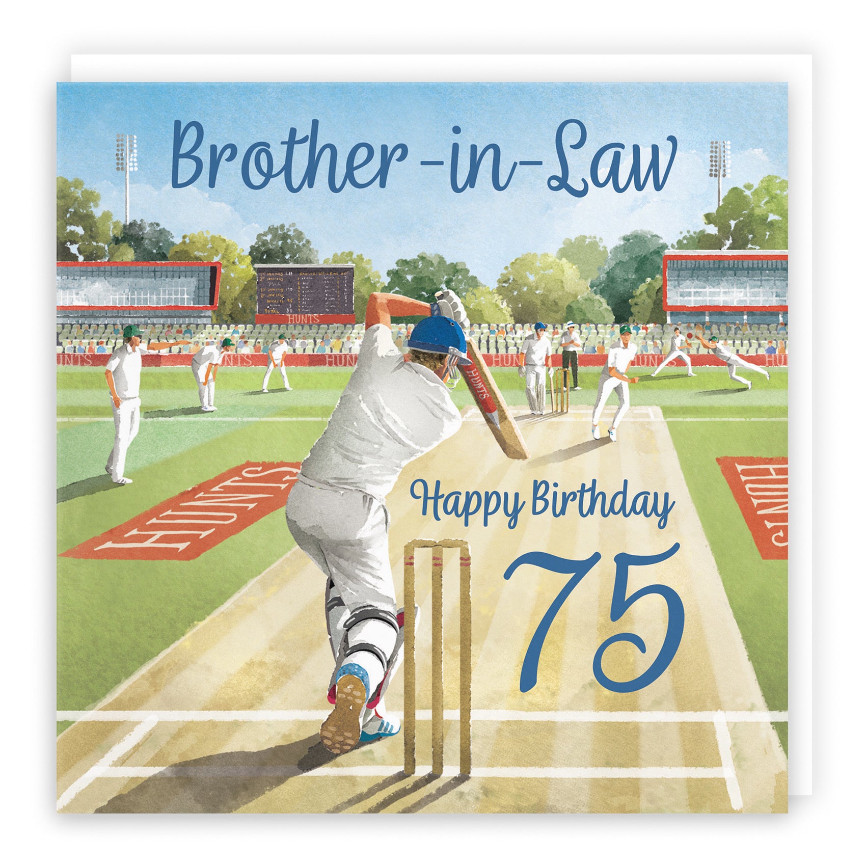 75th Brother-in-Law Cricket Birthday Card Milo's Gallery - Default Title (B0CPMCM1QD)