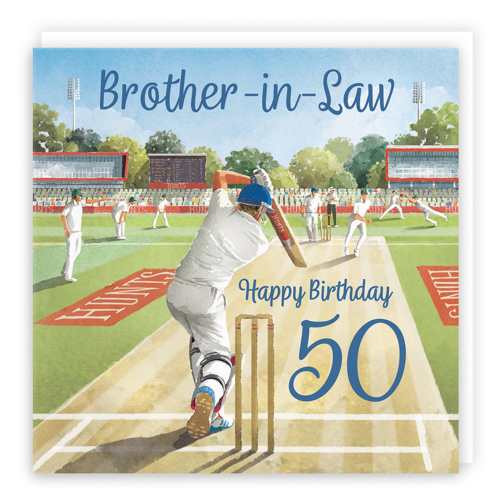 50th Brother-in-Law Cricket Birthday Card Milo's Gallery - Default Title (B0CPMCNB3M)